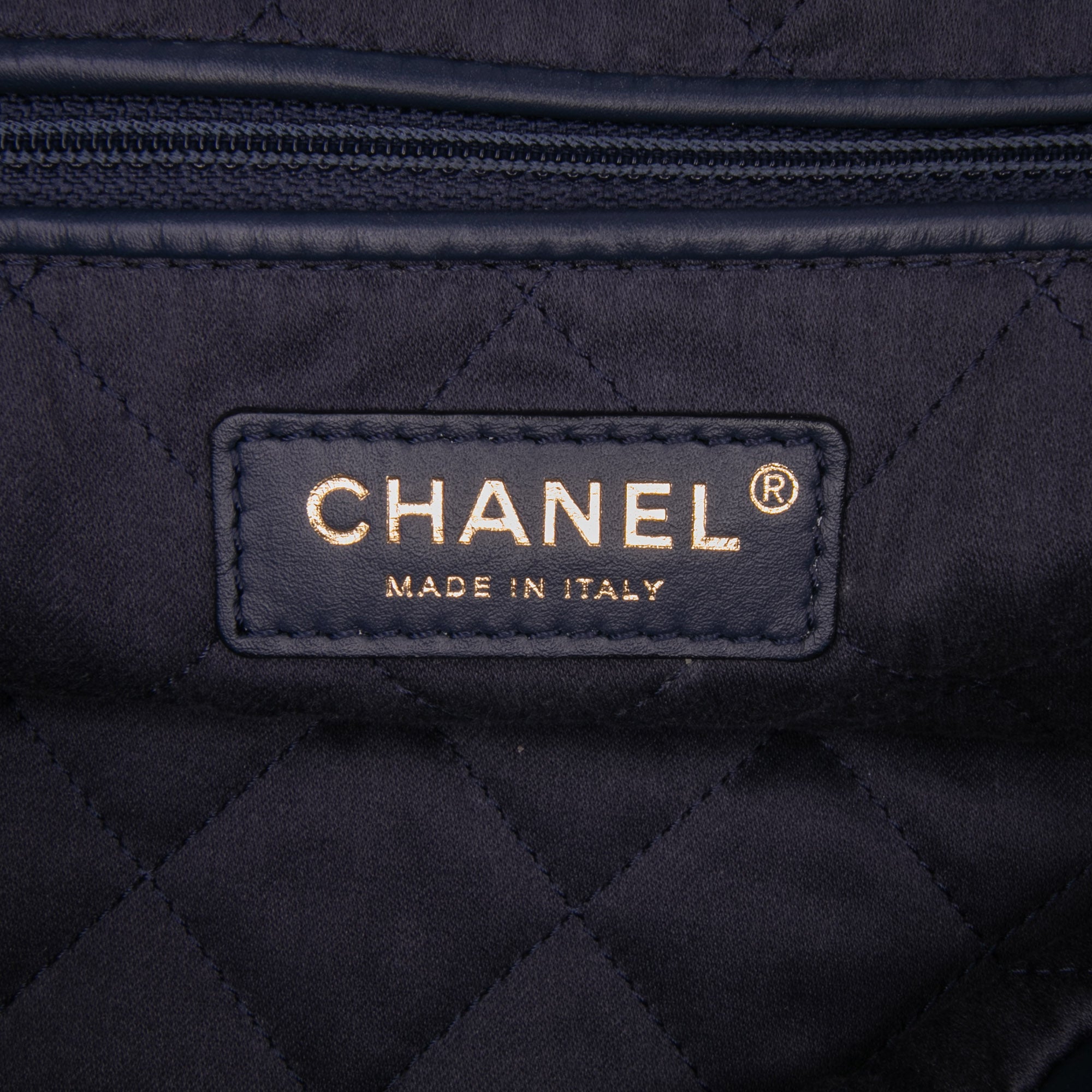 Chanel Small Quilted Shiny Calfskin 22 Tote - image 6