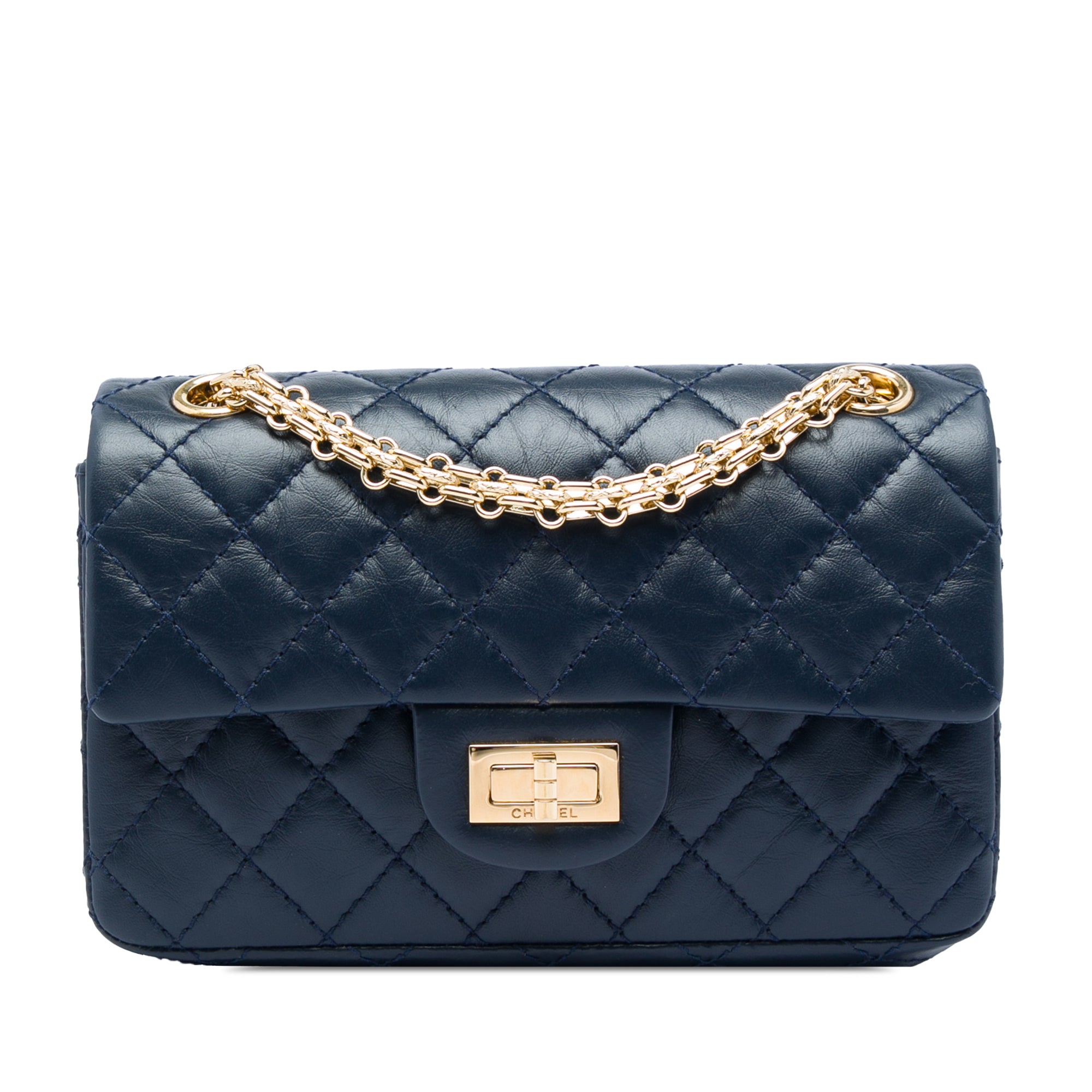 Chanel Quilted Aged Calfskin Reissue 2.55 Single Flap 224 - image 1