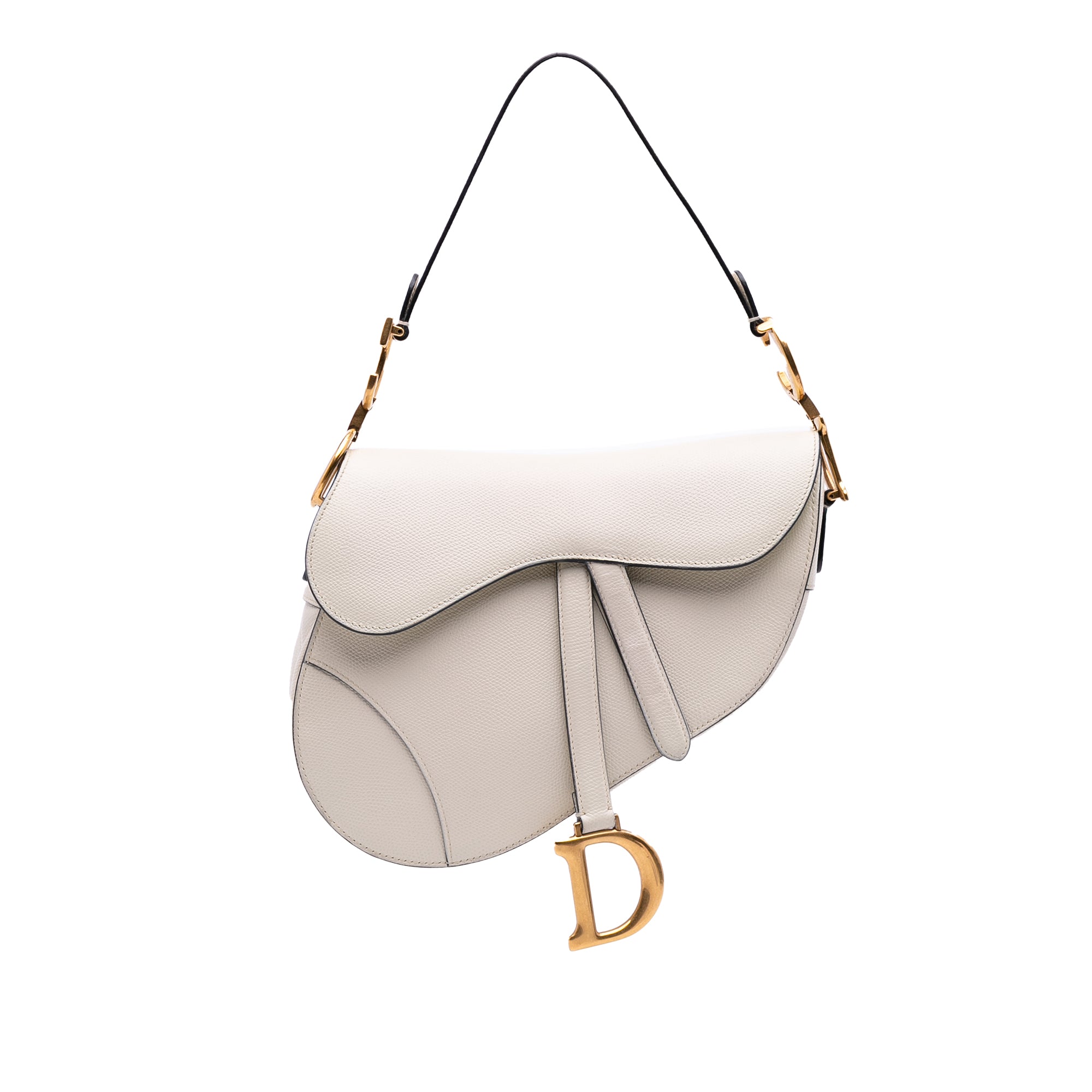 Dior Grained Calfskin Saddle Bag - image 1