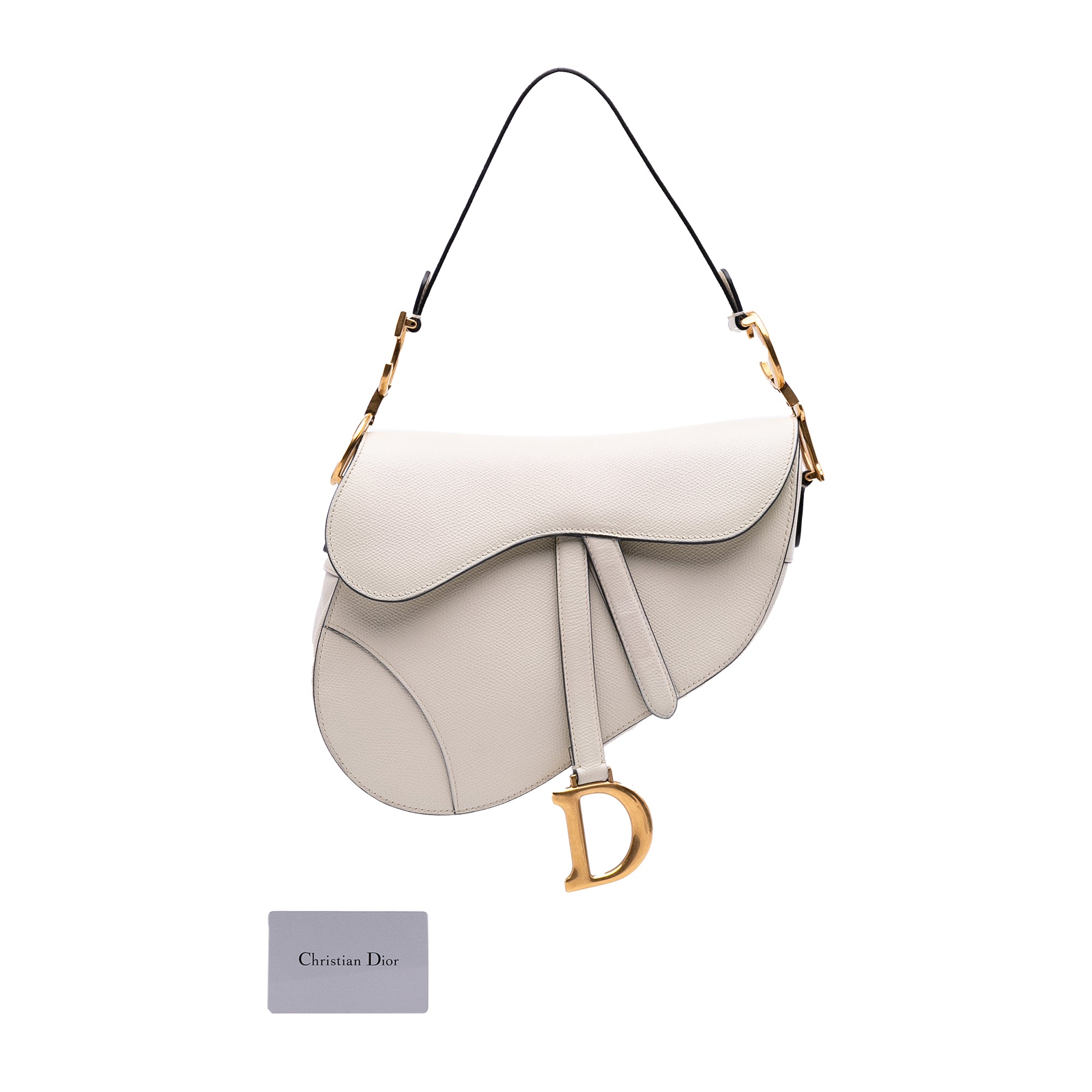 Dior Grained Calfskin Saddle Bag - image 12