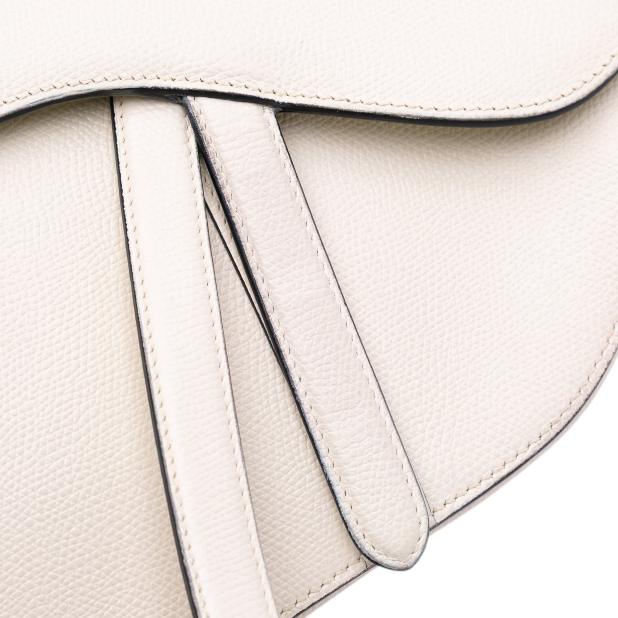 Dior Grained Calfskin Saddle Bag - image 8