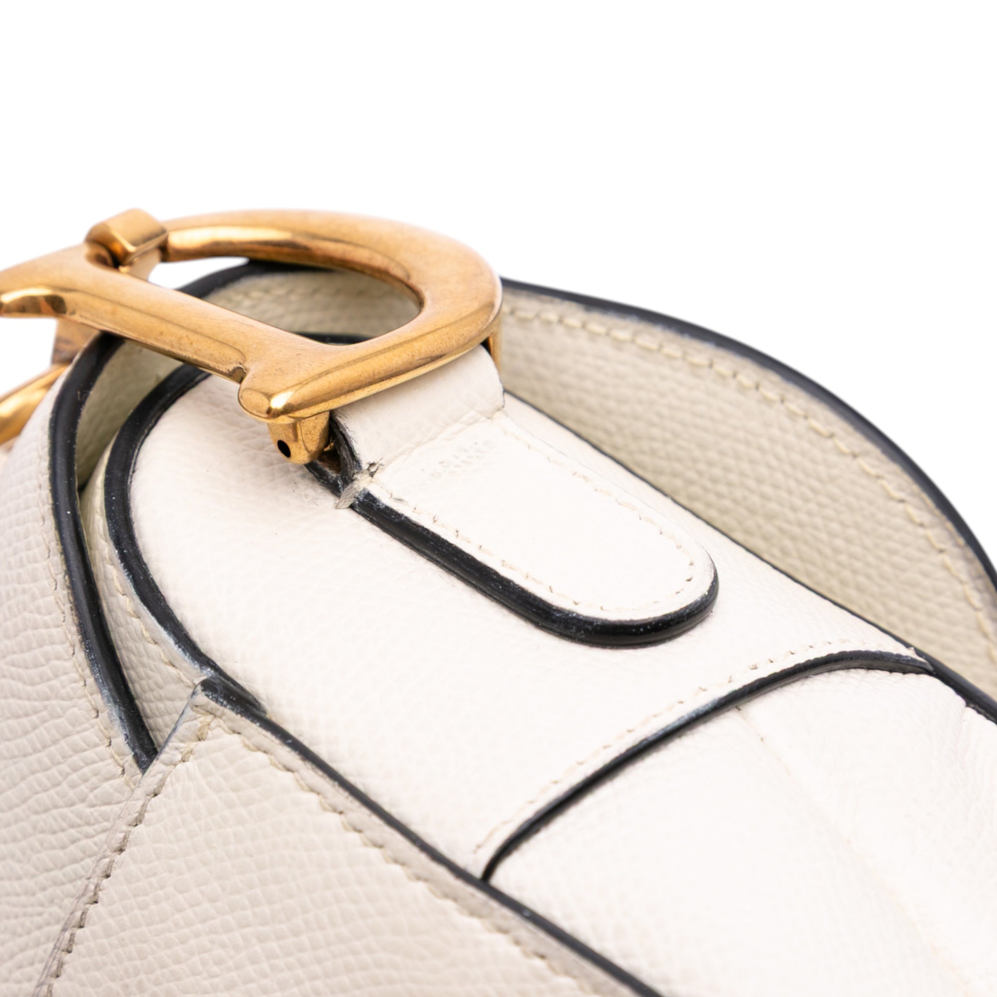 Dior Grained Calfskin Saddle Bag - image 9
