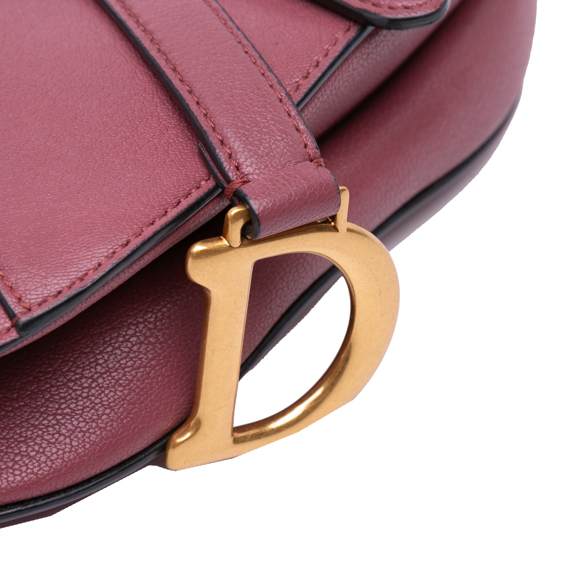 Dior Mini Goatskin Saddle Bag - image 6
