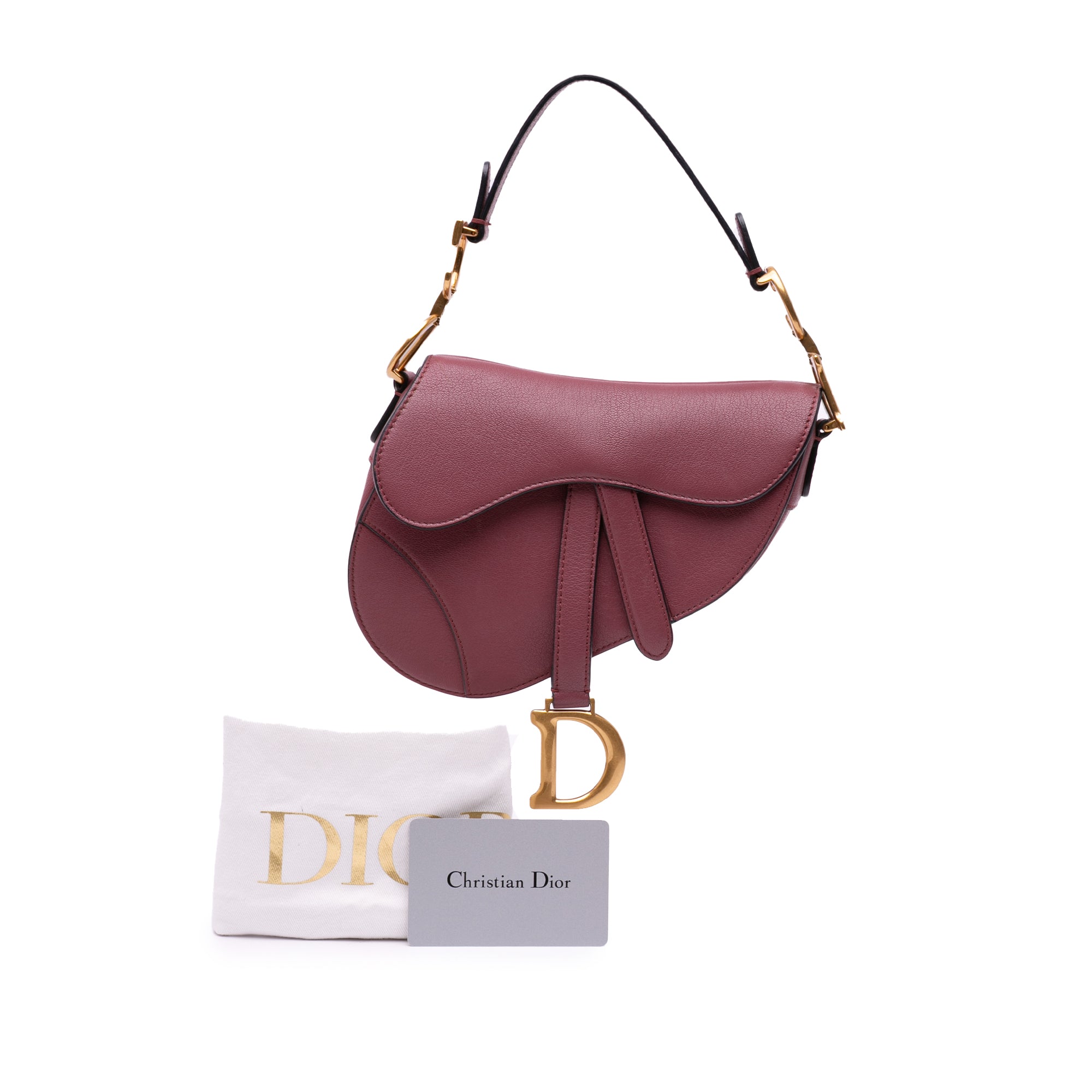 Dior Mini Goatskin Saddle Bag - image 9
