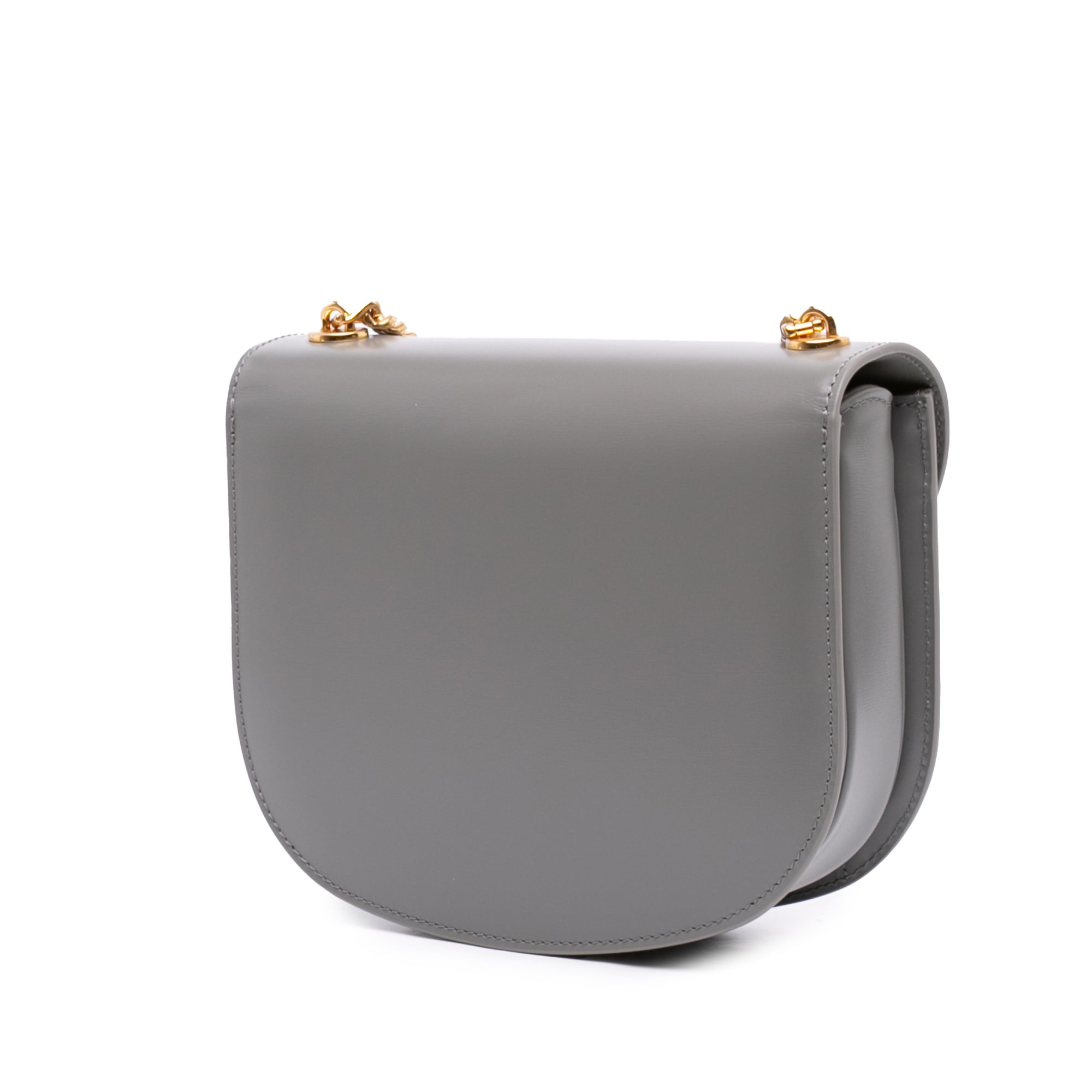 Celine Teen Shiny Calfskin Triomphe Besace Clea Chain Crossbody - image 2
