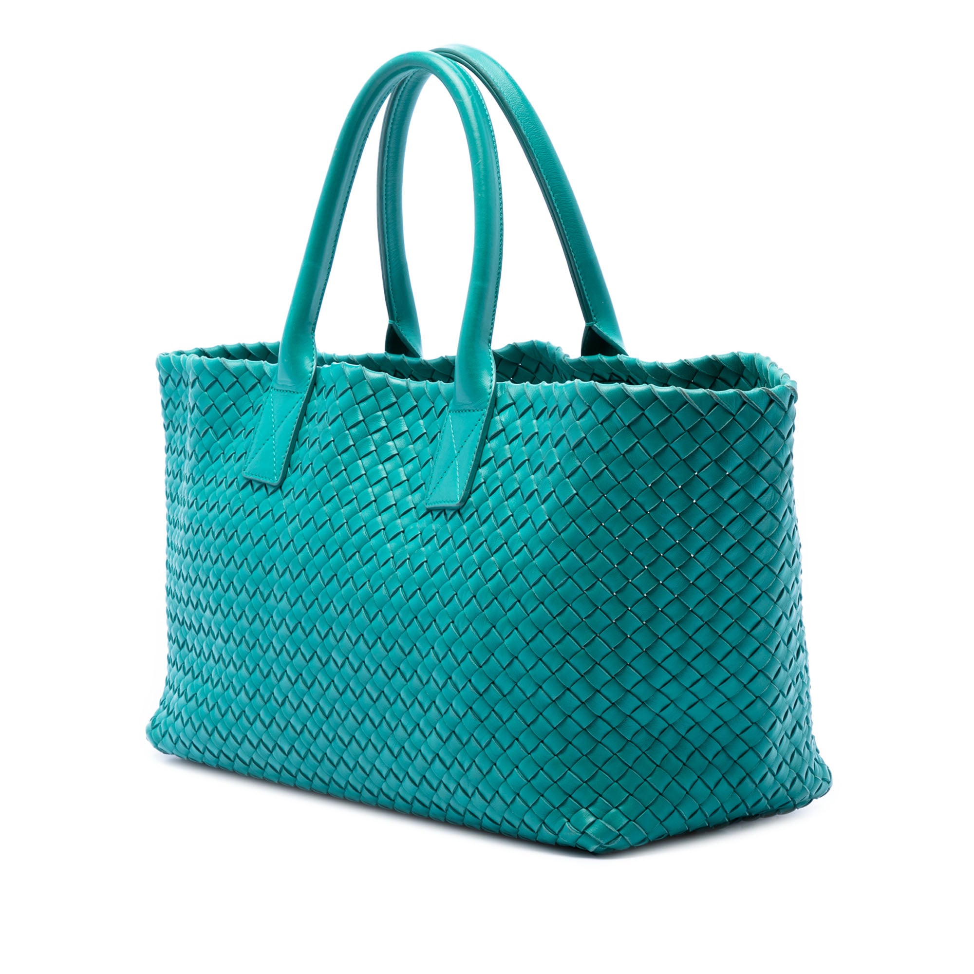Bottega Veneta Medium Nappa Intrecciato Cabat Tote - image 2