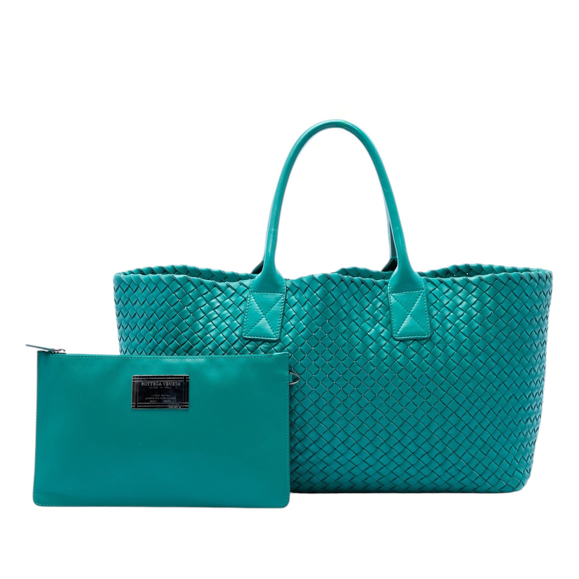 Bottega Veneta Medium Nappa Intrecciato Cabat Tote - image 7