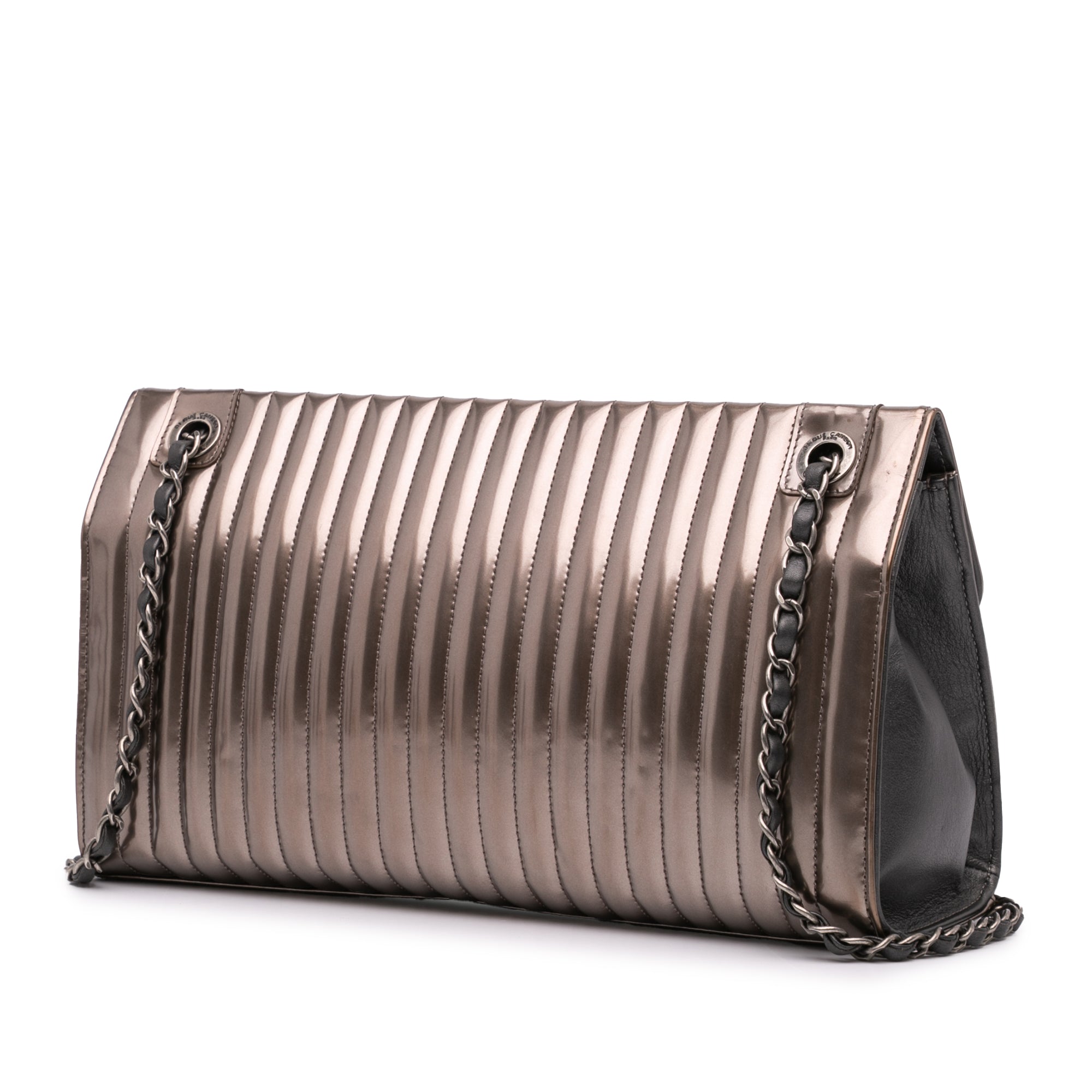 Chanel Vertical Quilted Patent Maharaja Express Flap - image 2