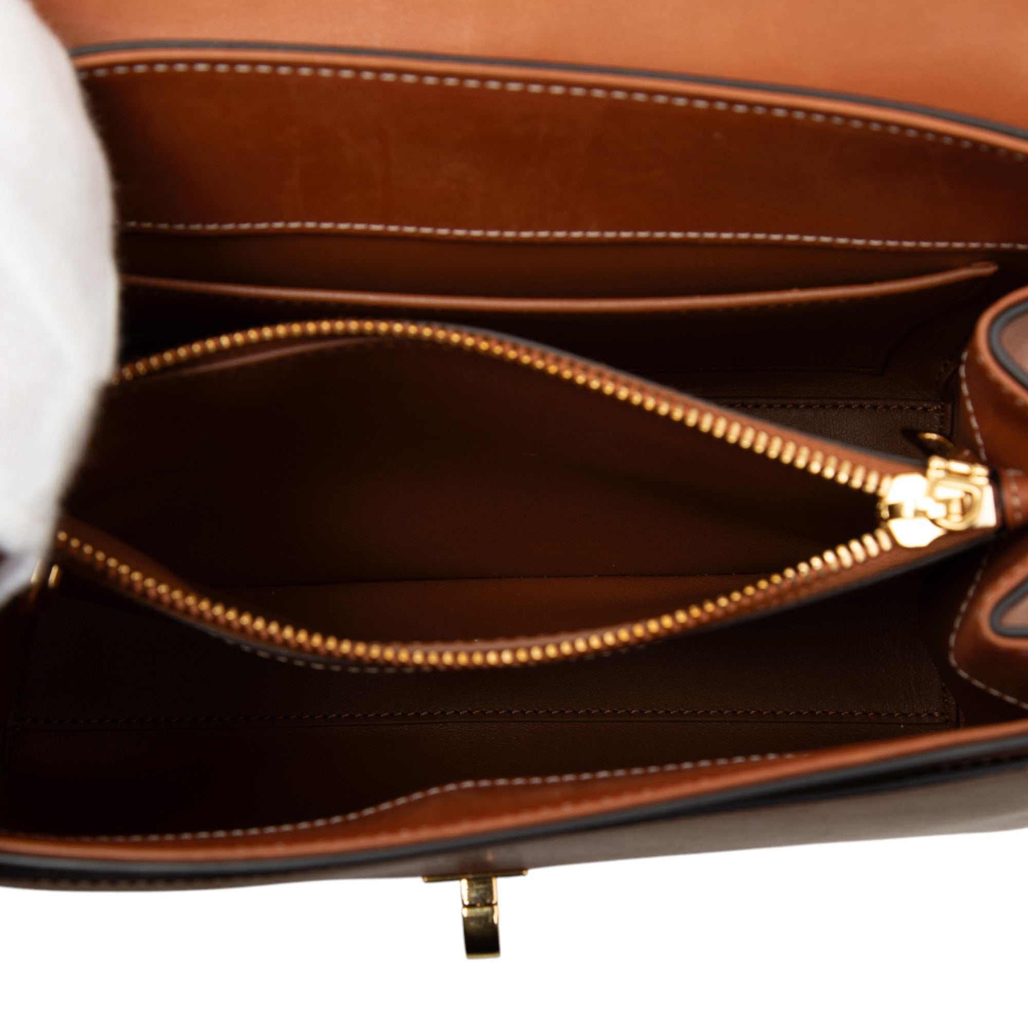 Celine Small Leather 16 Satchel - image 4