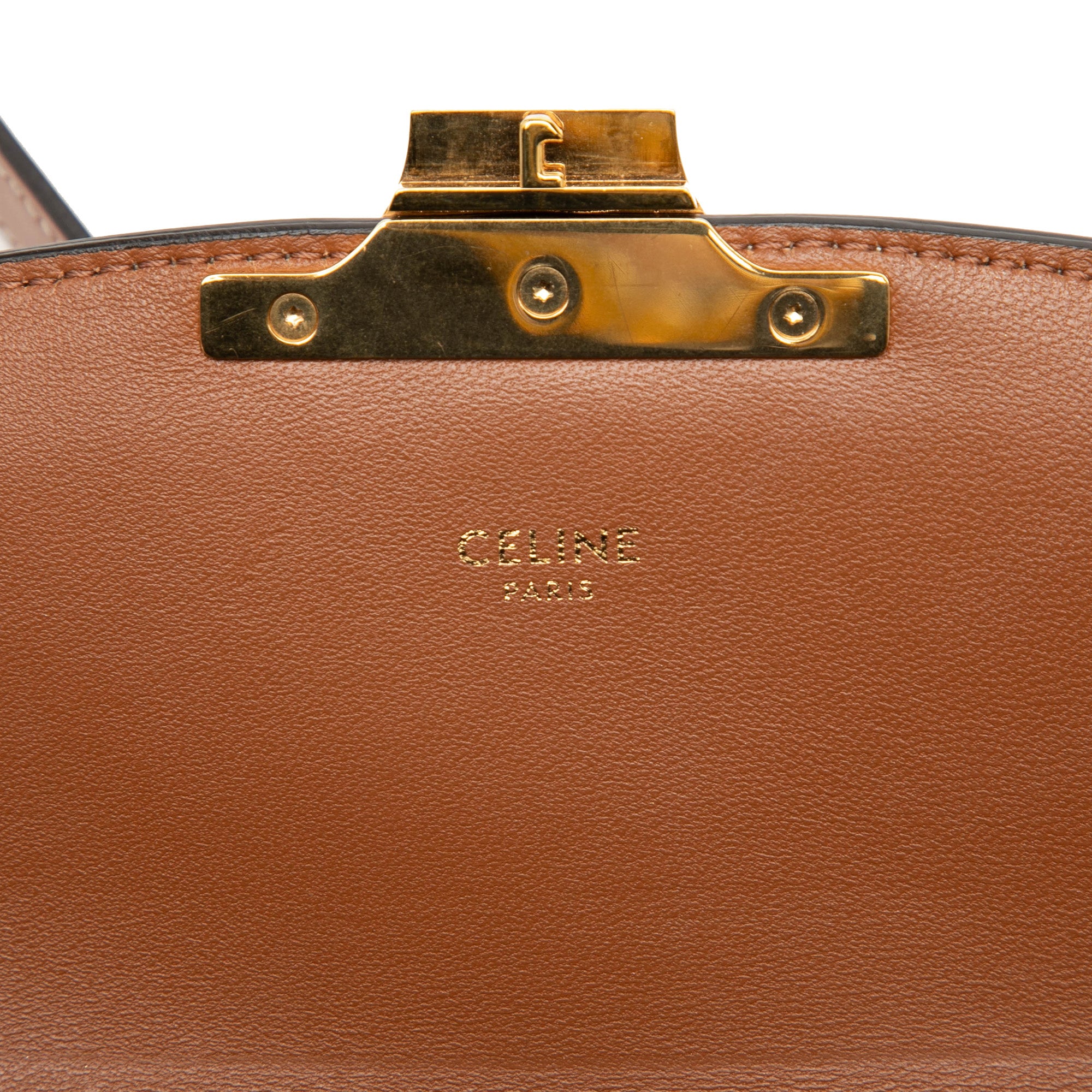 Celine Teen Triomphe Coated Canvas and Calfskin Triomphe Crossbody - image 5