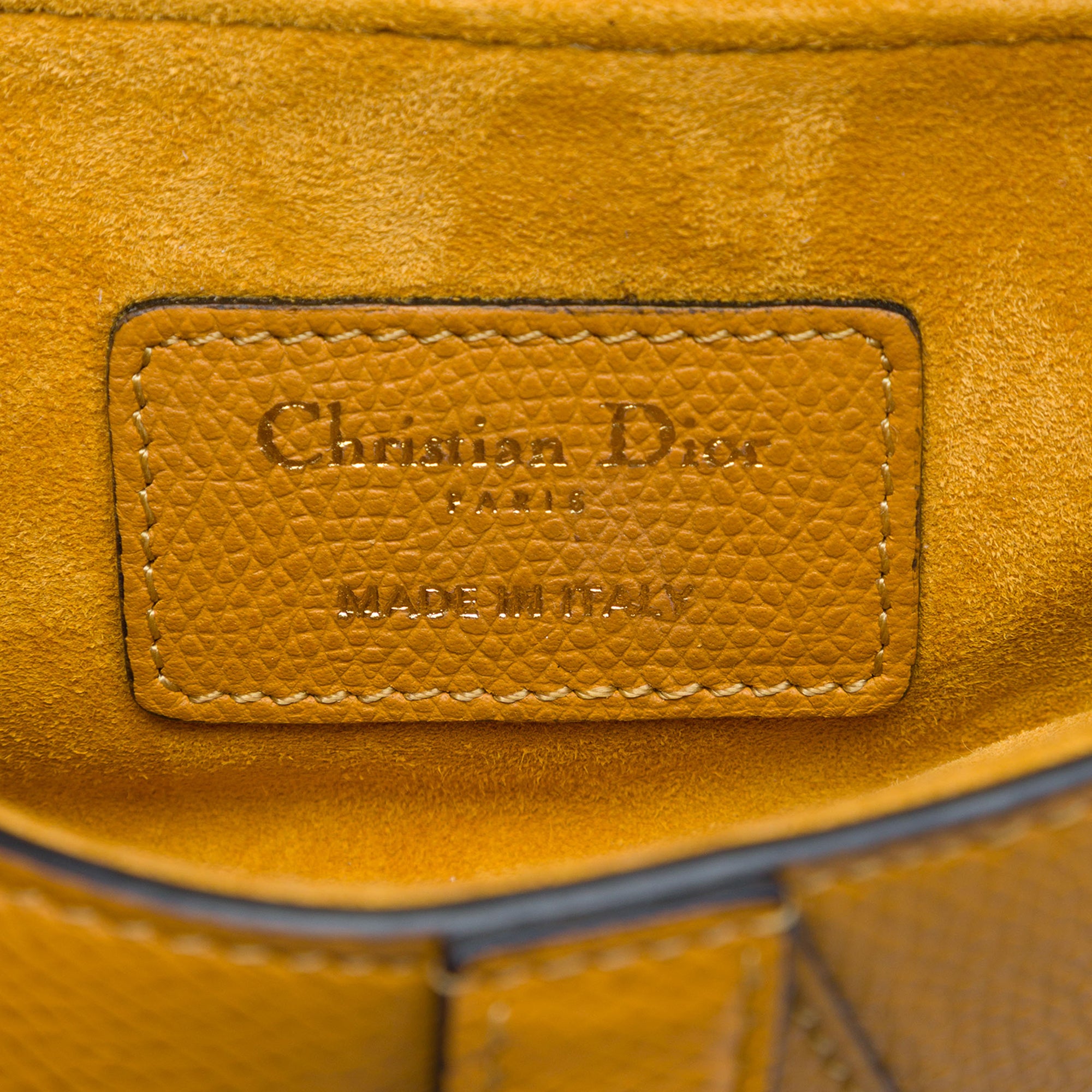 Dior Mini Grained Calfskin Saddle Bag - image 5