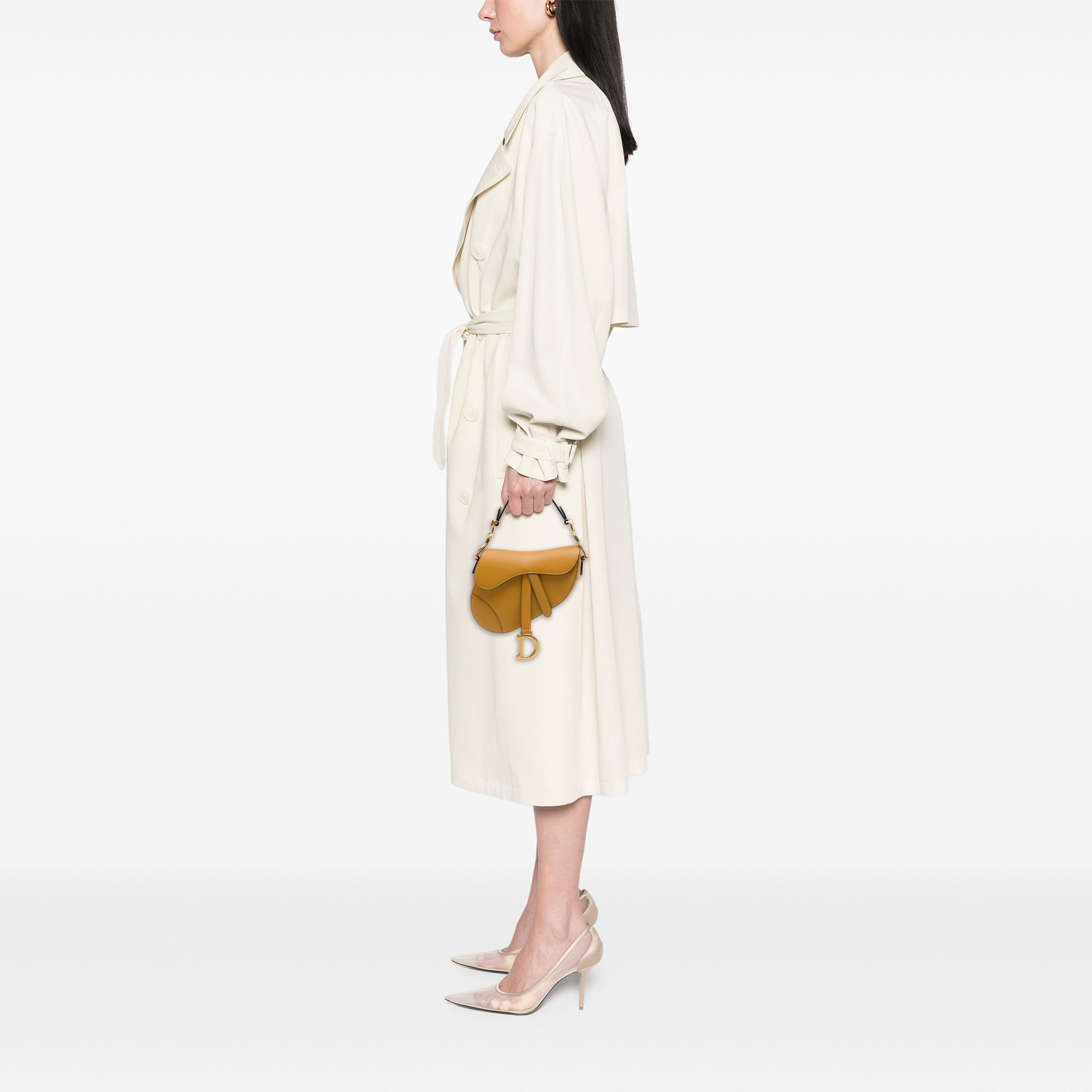 Dior Mini Grained Calfskin Saddle Bag - image 6