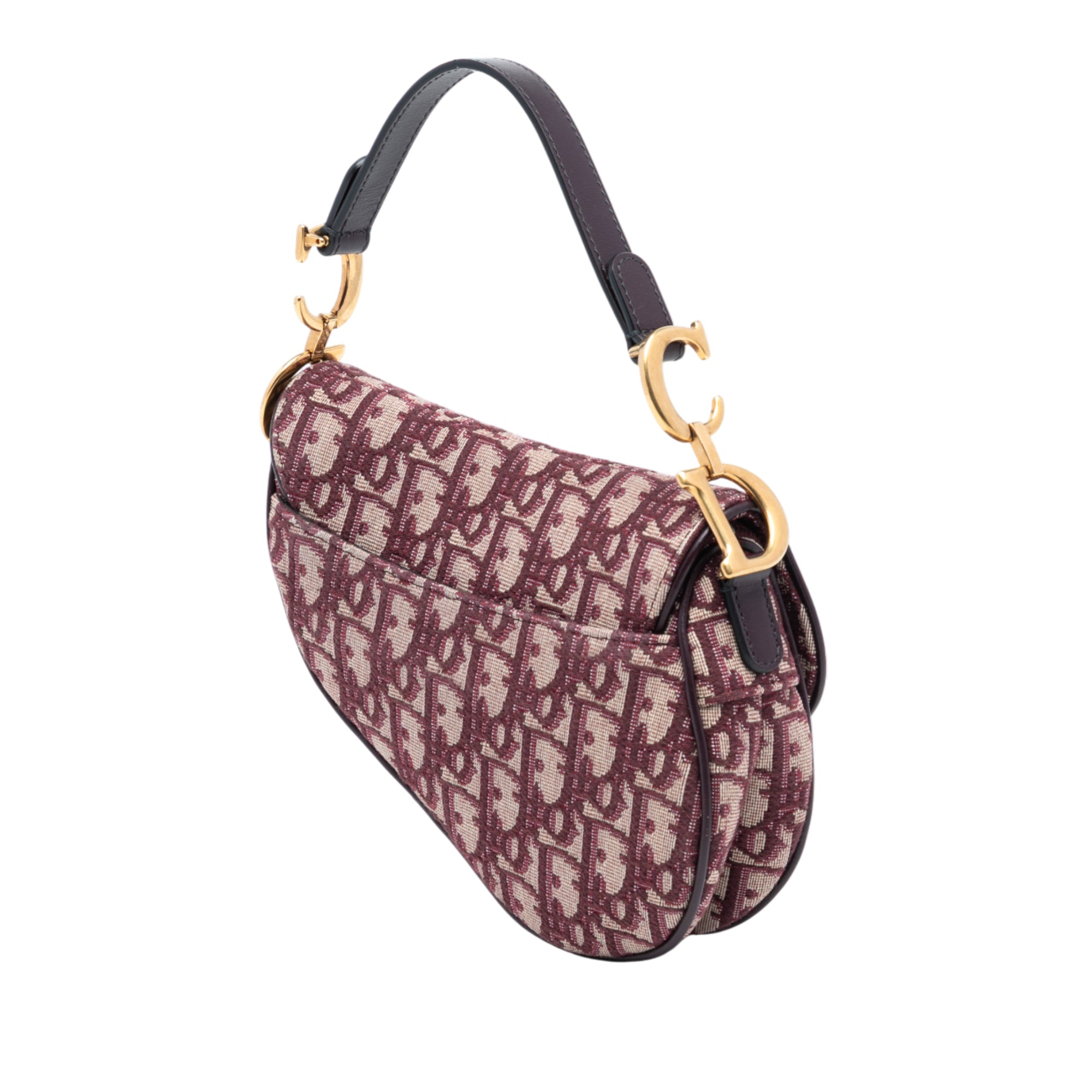 Dior Mini Oblique Canvas Saddle Bag - image 2