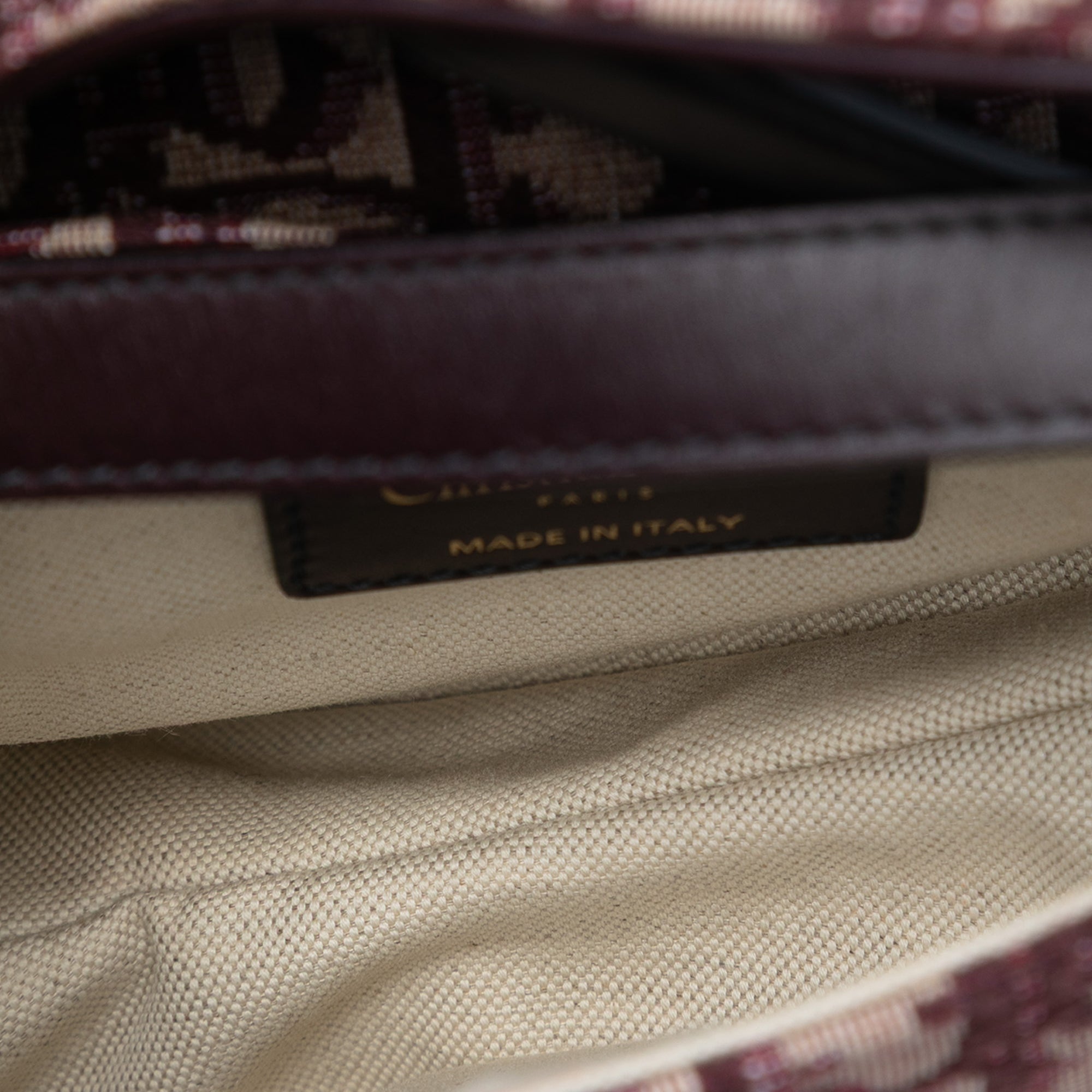 Dior Mini Oblique Canvas Saddle Bag - image 4