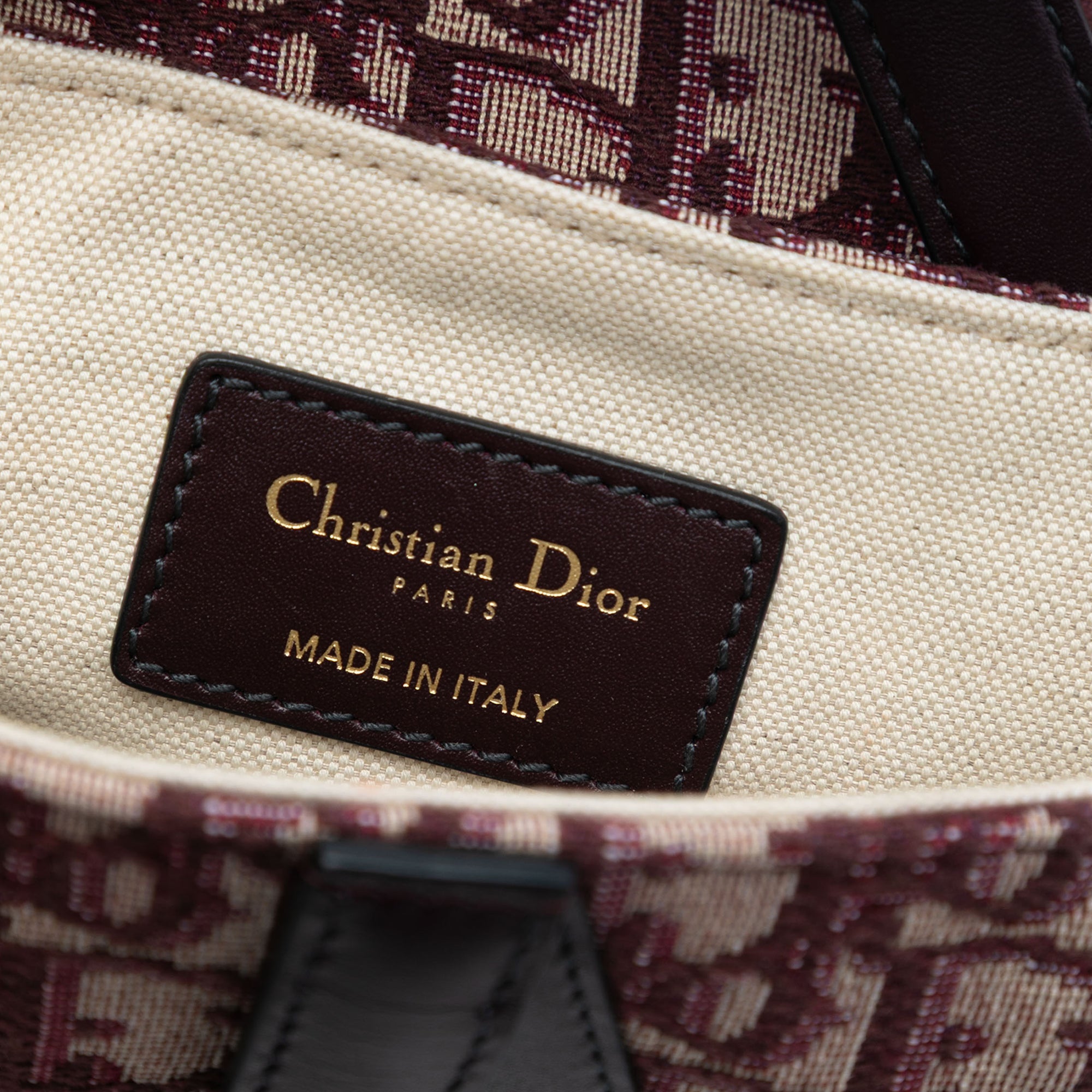 Dior Mini Oblique Canvas Saddle Bag - image 5