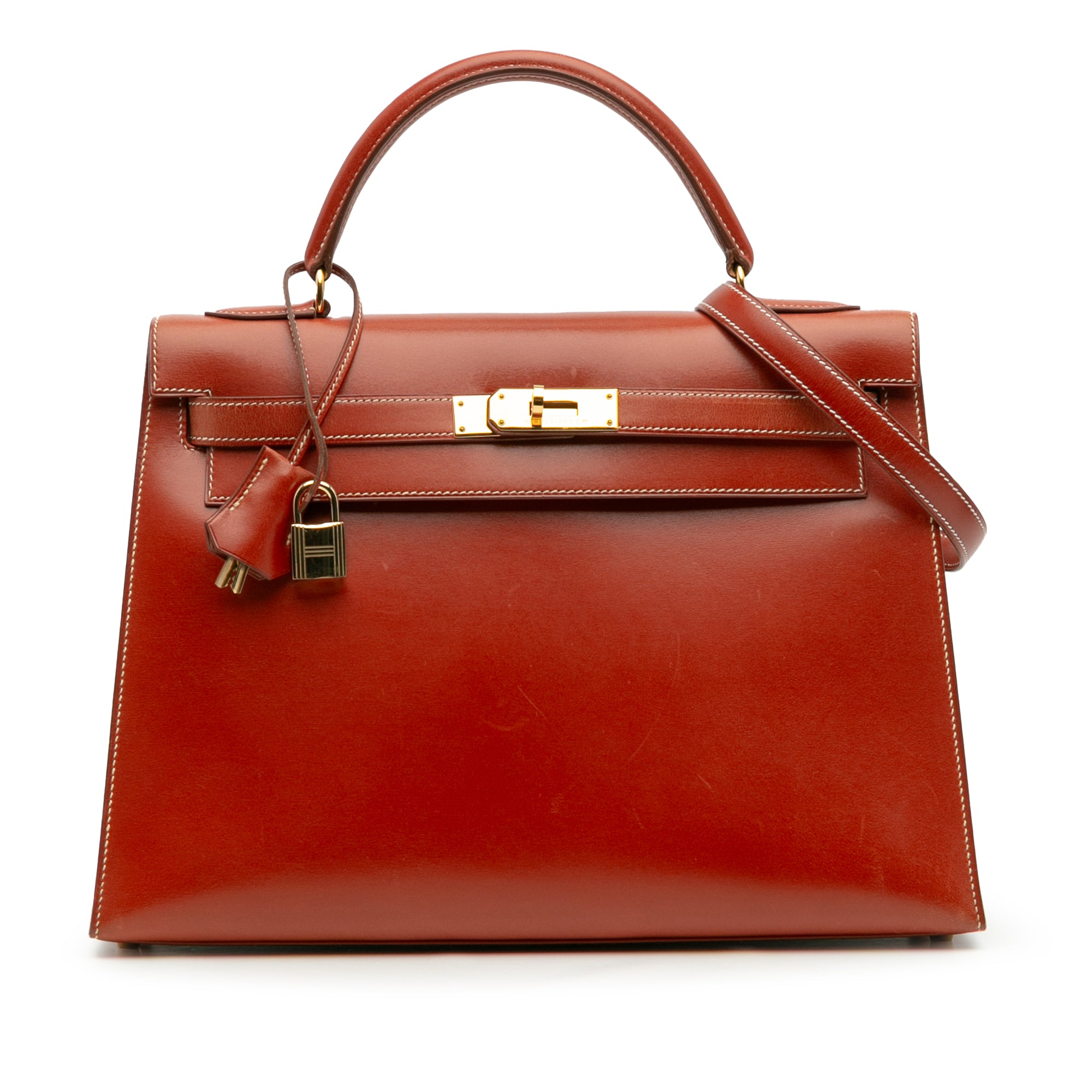 Hermès Box Calf Kelly Sellier 32 - image 1