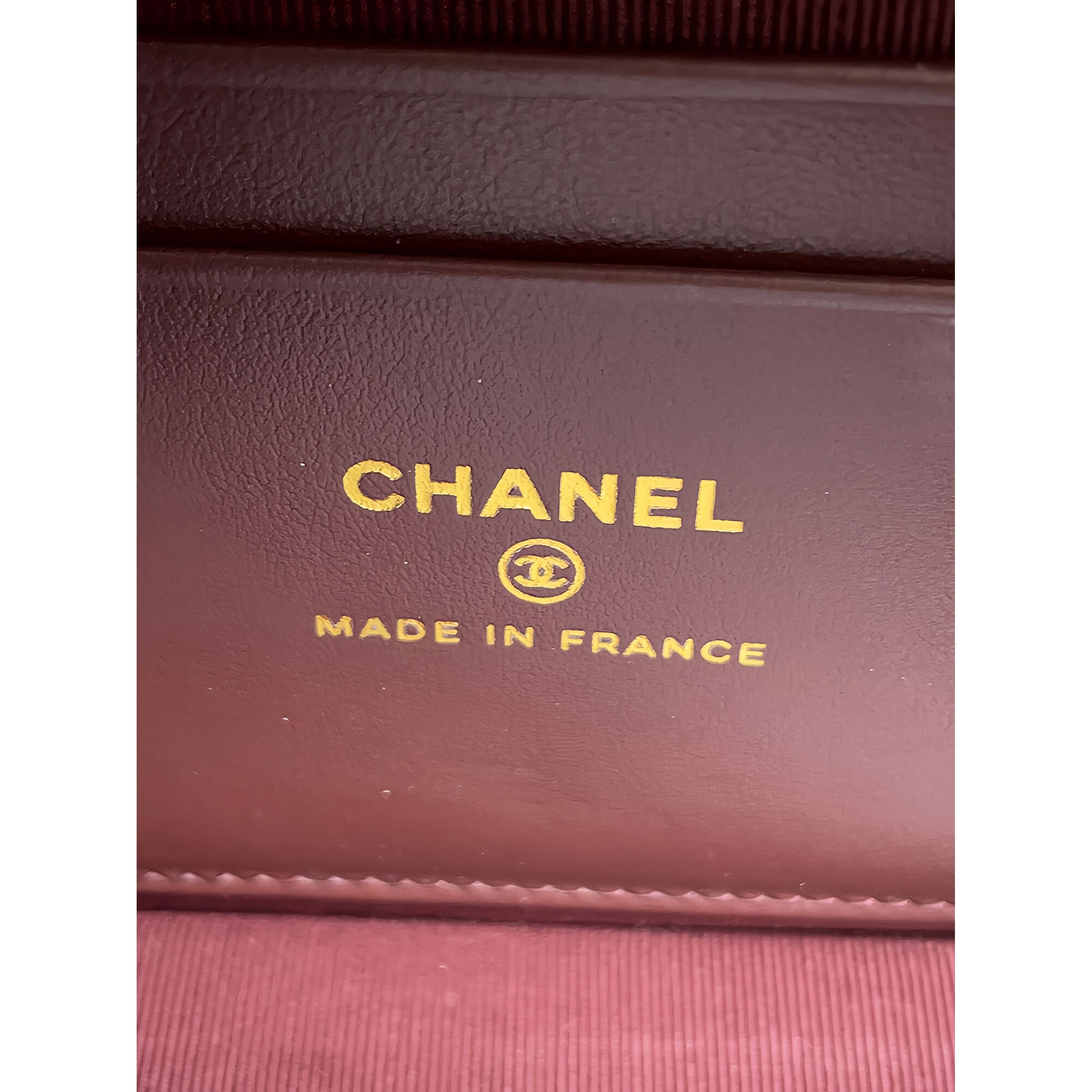 Chanel Mini CC Quilted Caviar Slim Vanity Case with Chain - image 5