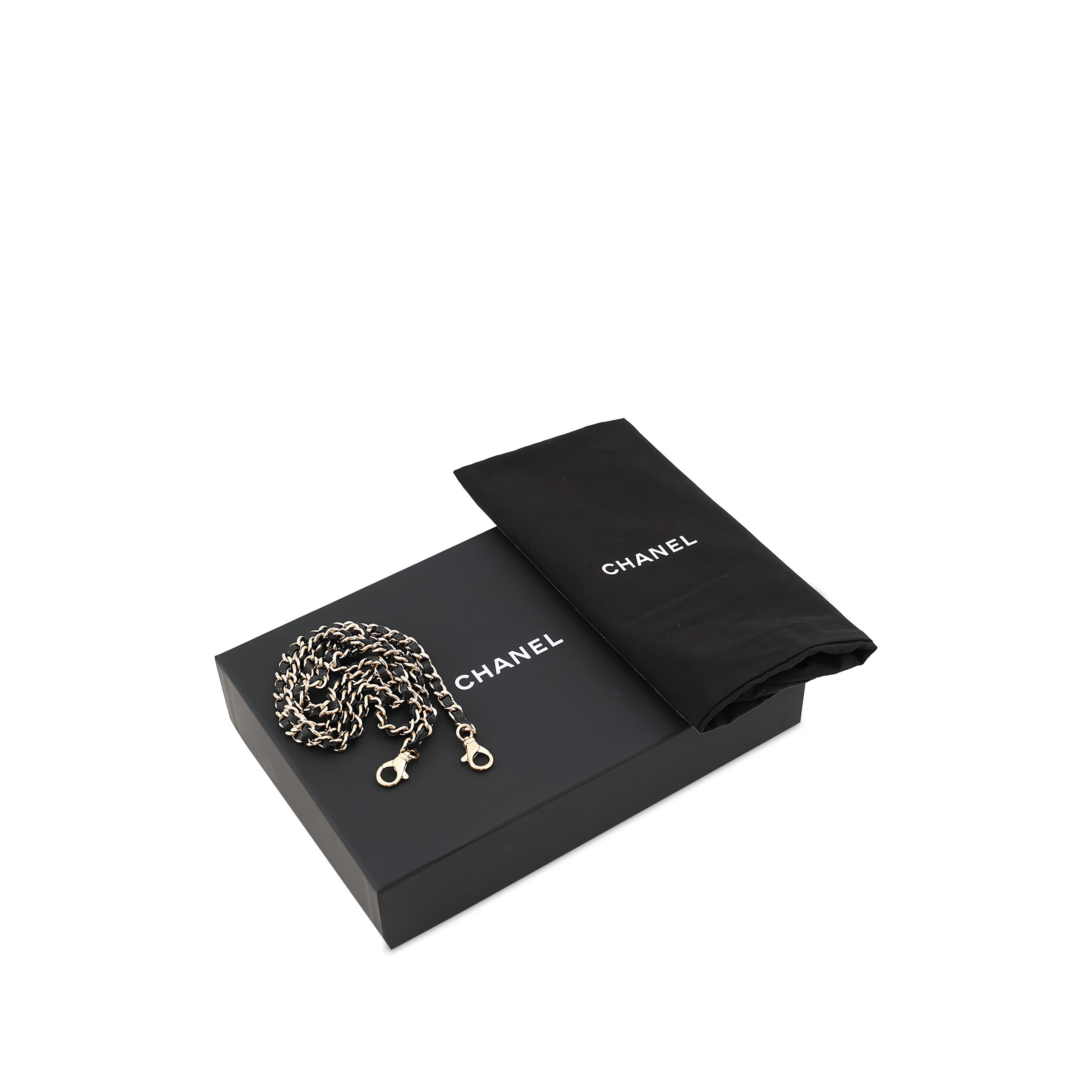 Chanel Mini CC Quilted Caviar Slim Vanity Case with Chain - image 6