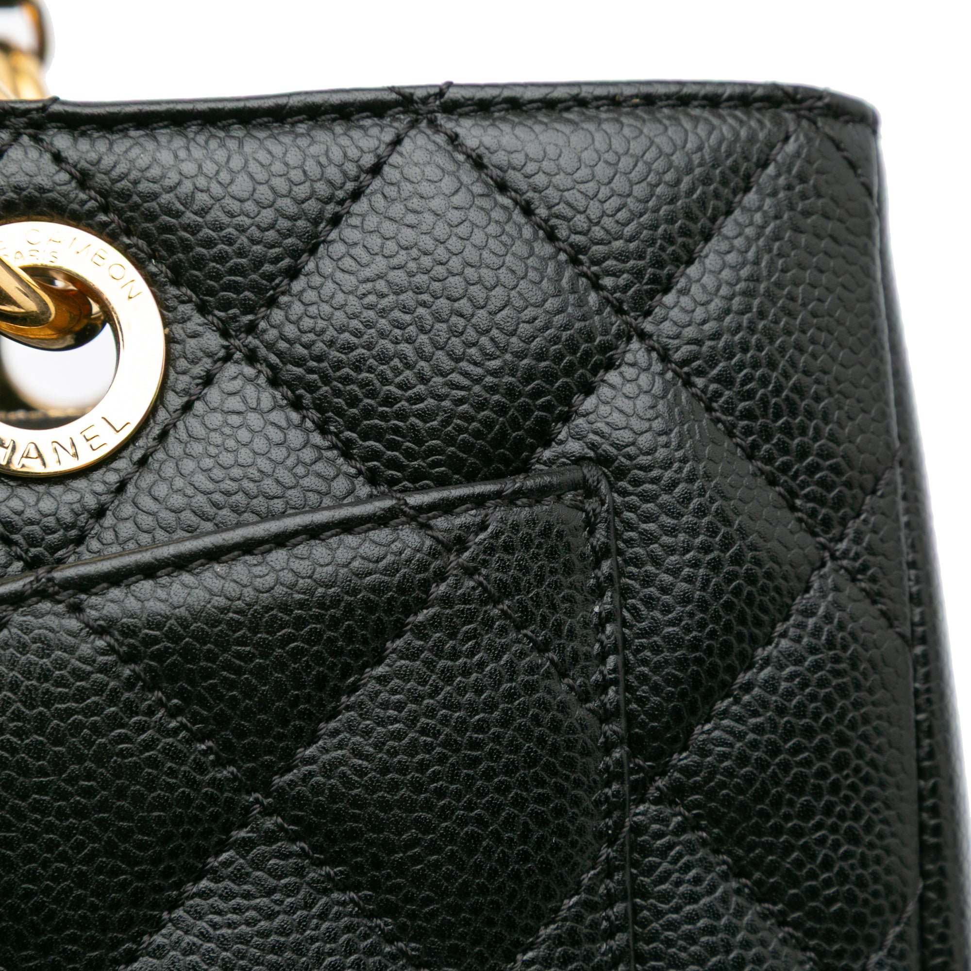 Chanel Caviar Grand Shopping Tote - image 8