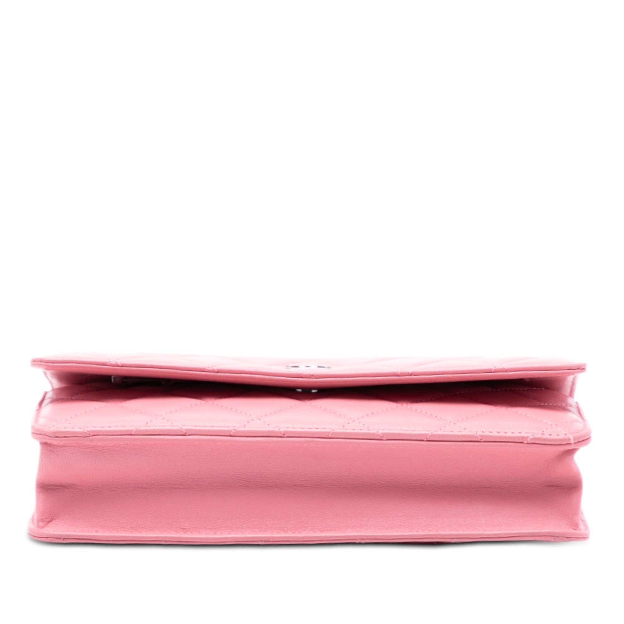 Chanel CC Quilted Lambskin Wallet On Chain - image 3