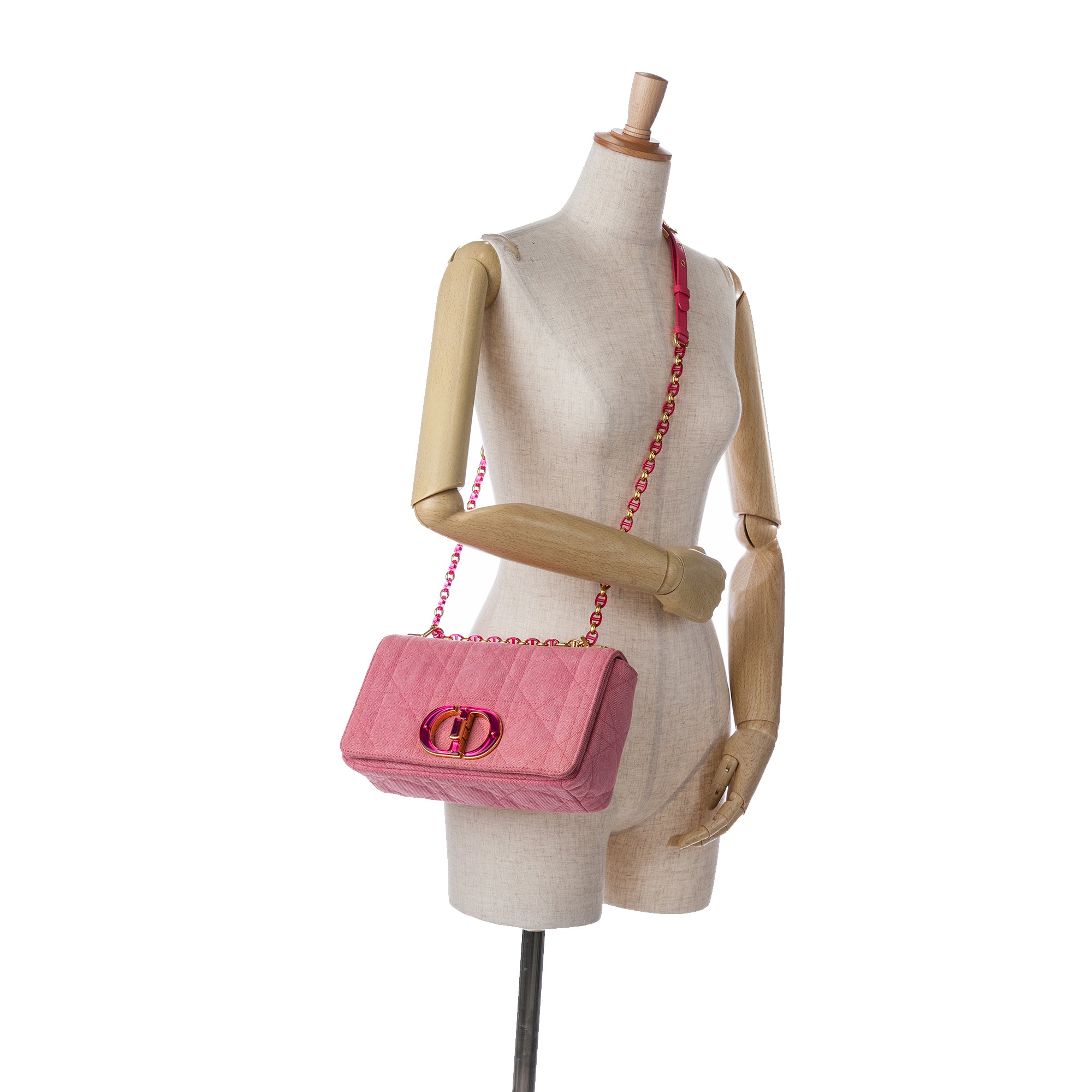 Dior Medium Denim Macrocannage Caro Bag - image 7