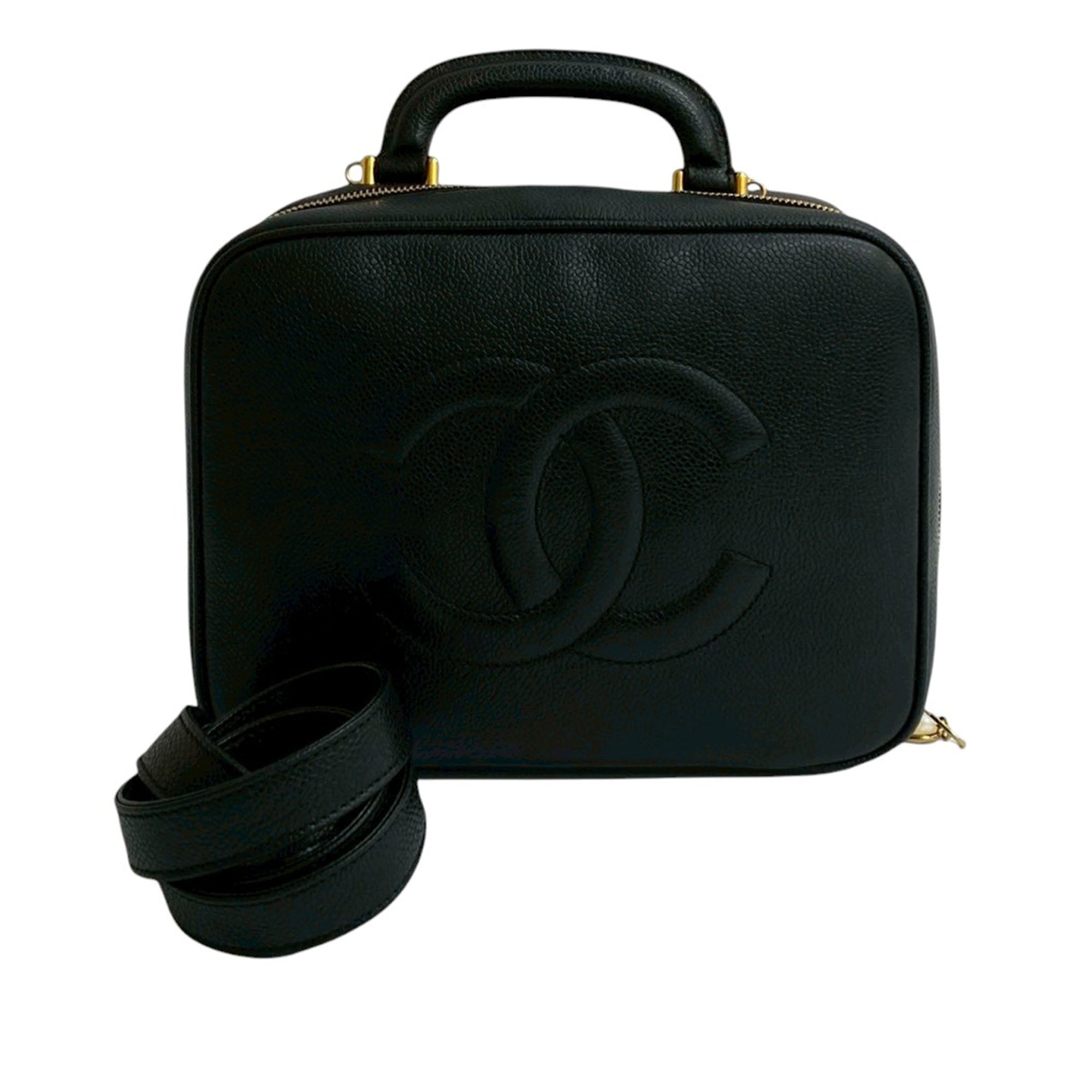 Chanel CC Caviar Vanity Case - image 1