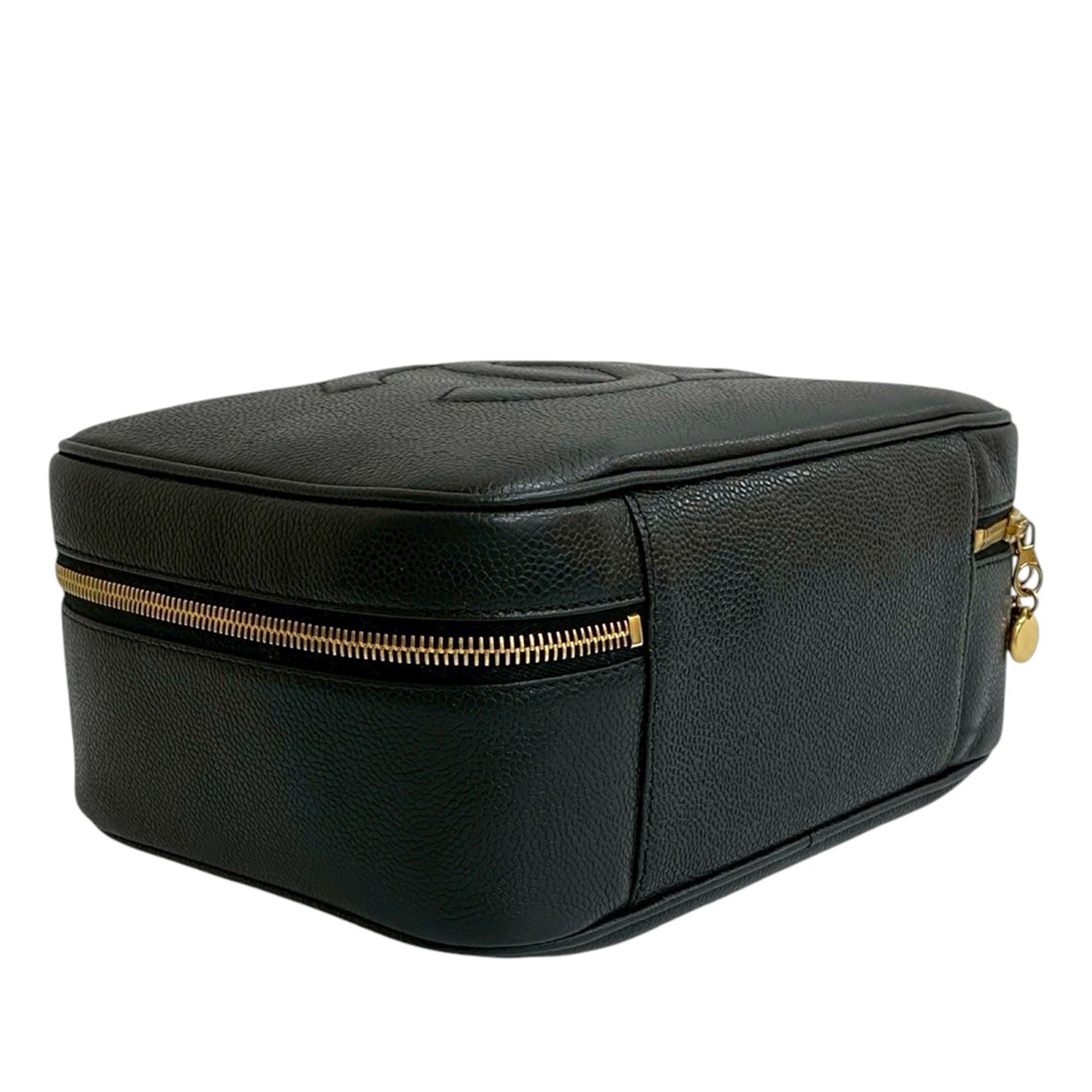 Chanel CC Caviar Vanity Case - image 5