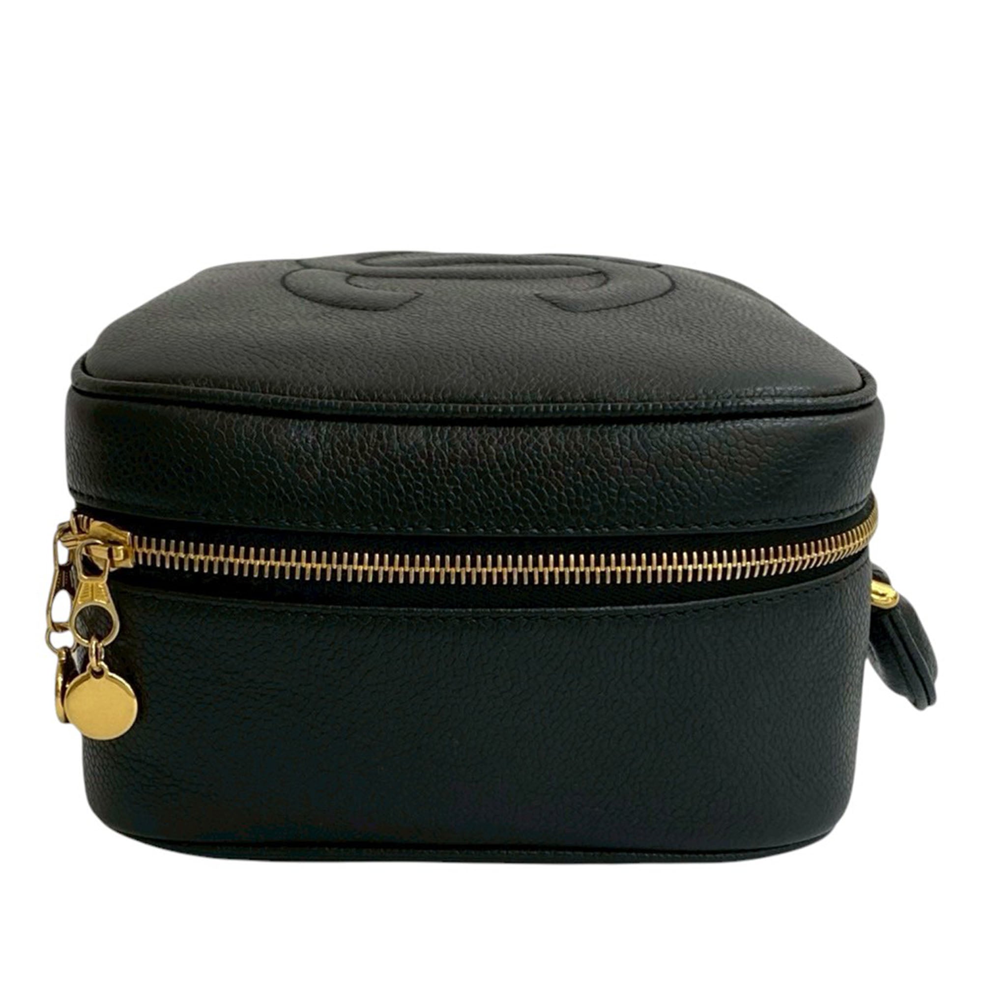 Chanel CC Caviar Vanity Case - image 7