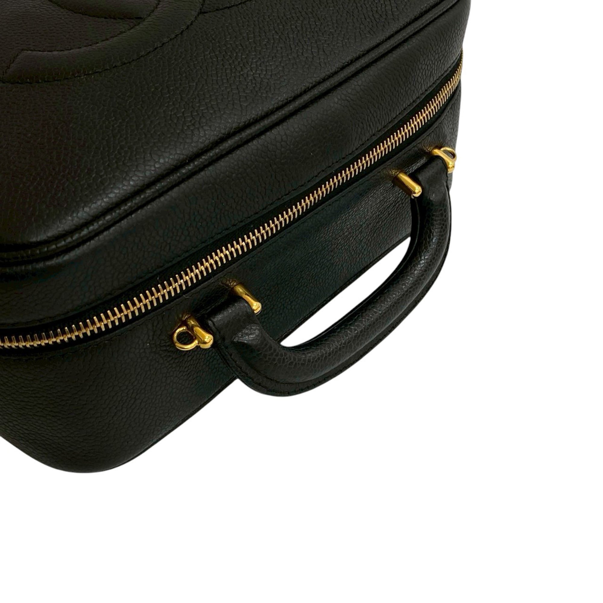 Chanel CC Caviar Vanity Case - image 9