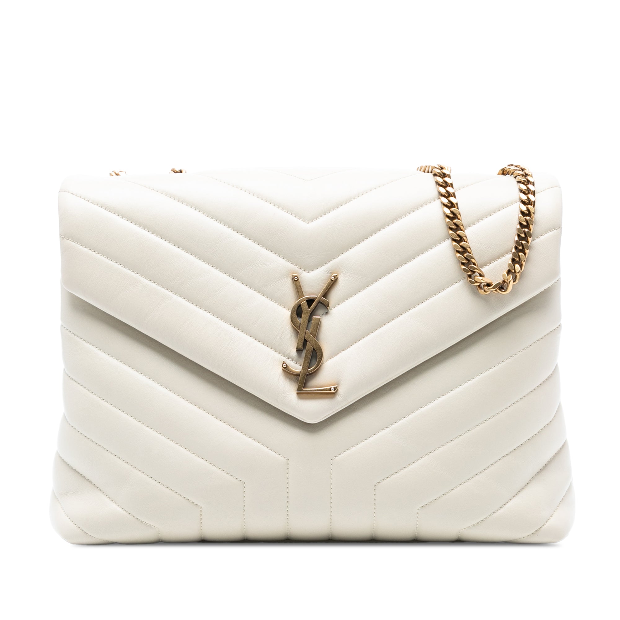 Saint Laurent Large Matelasse Calfskin Monogram LouLou Shoulder Bag - image 1