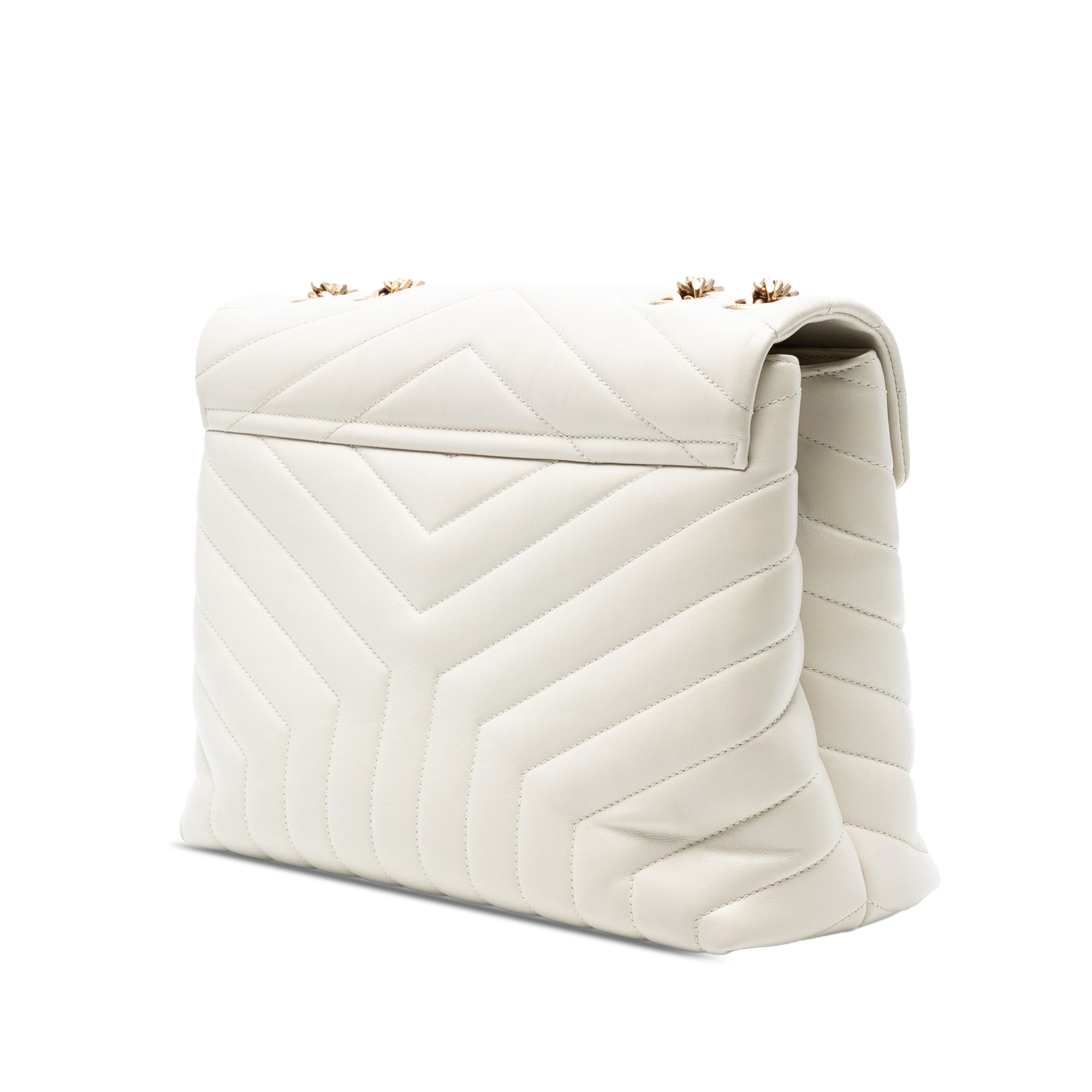 Saint Laurent Large Matelasse Calfskin Monogram LouLou Shoulder Bag - image 2