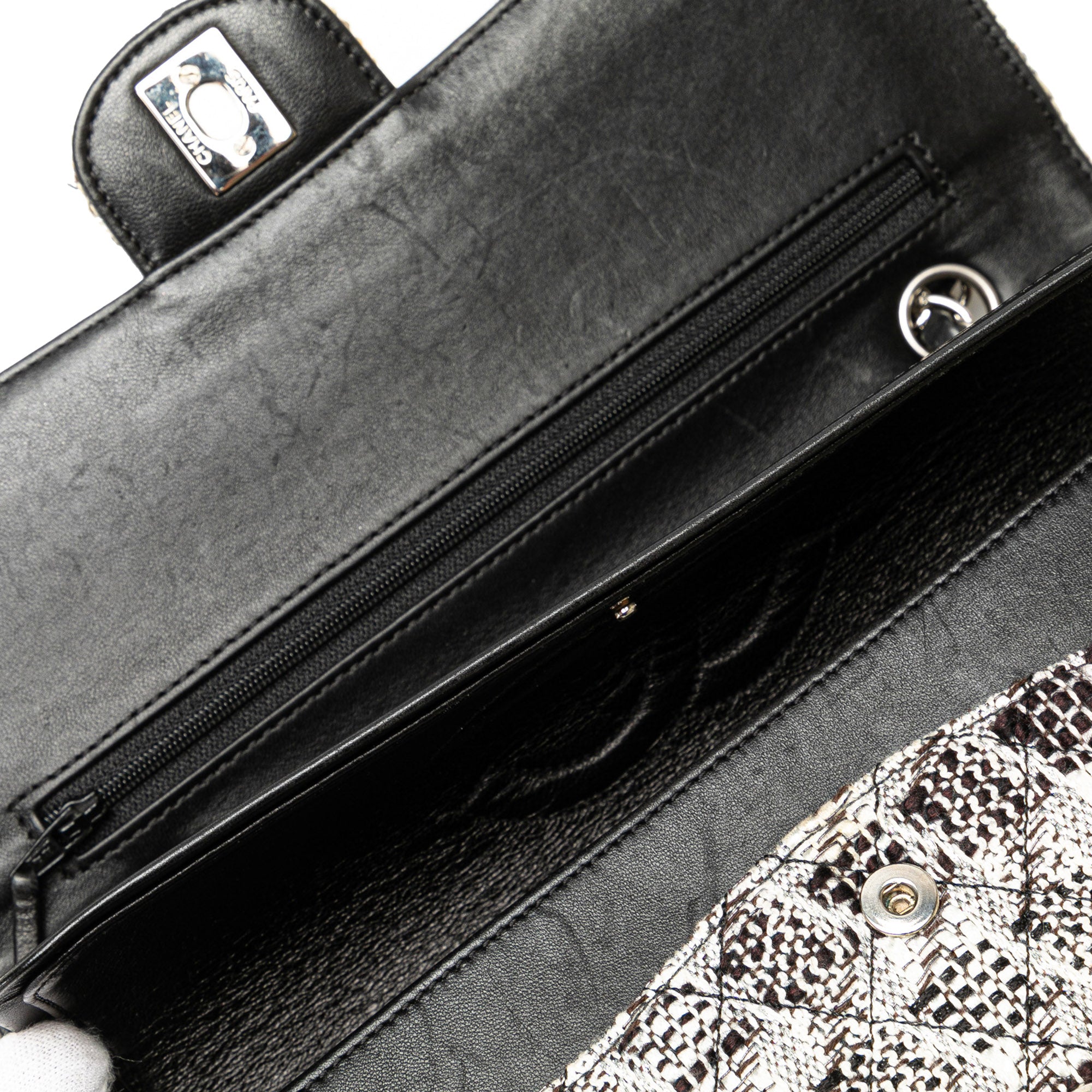 Chanel Medium Classic Tweed Double Flap - image 12