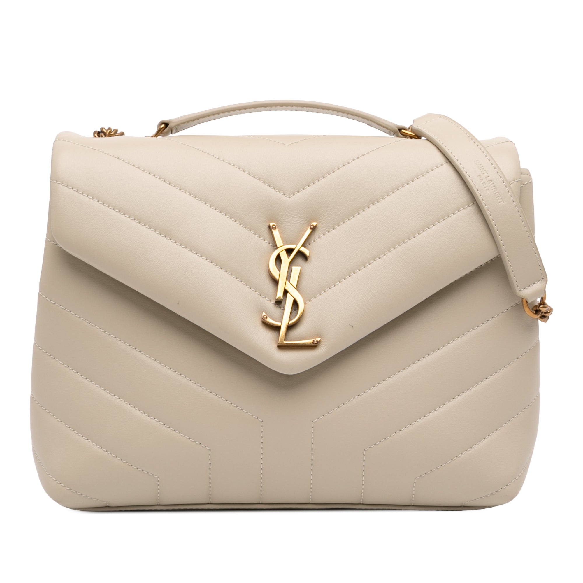 Saint Laurent Small Matelasse Calfskin Monogram LouLou Shoulder Bag - image 1