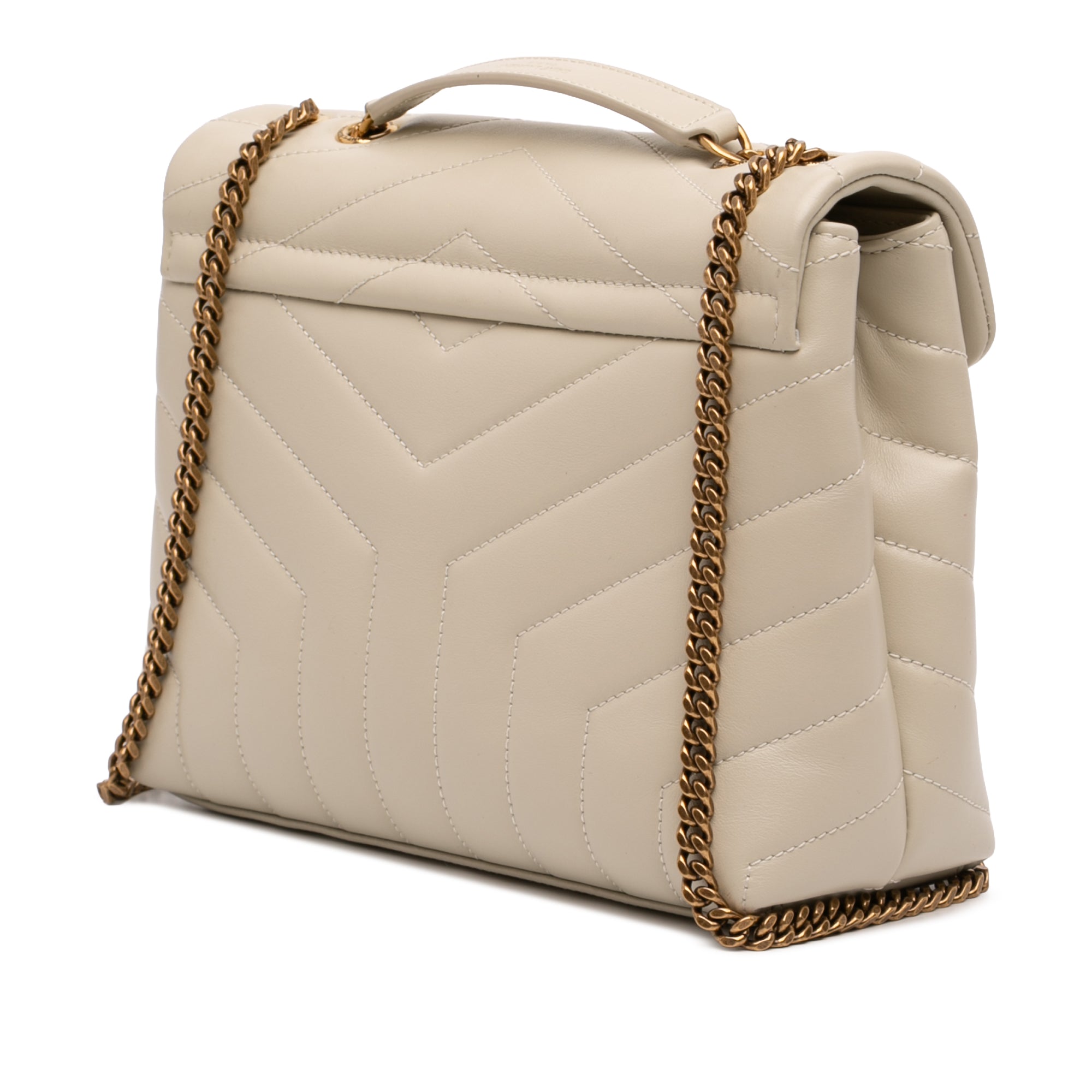 Saint Laurent Small Matelasse Calfskin Monogram LouLou Shoulder Bag - image 2