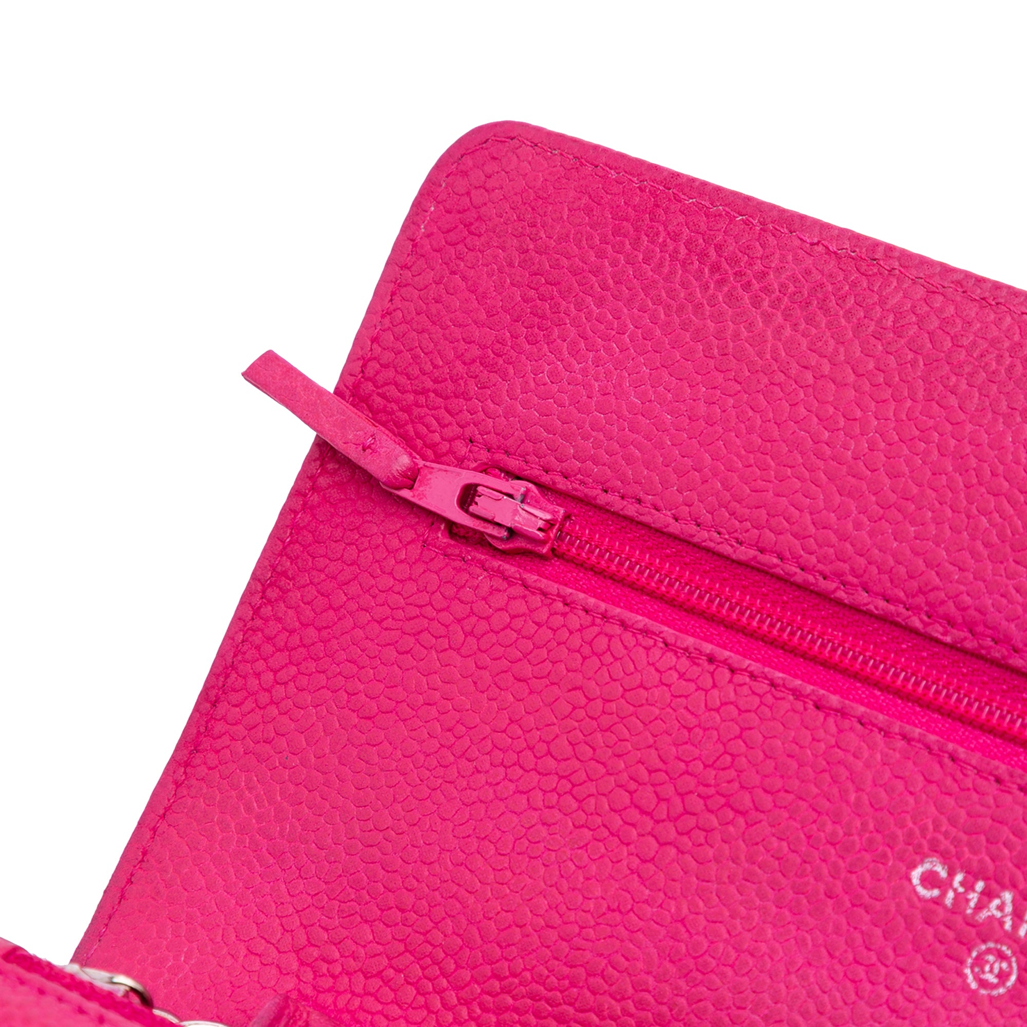 Chanel Classic Caviar Wallet On Chain - image 8