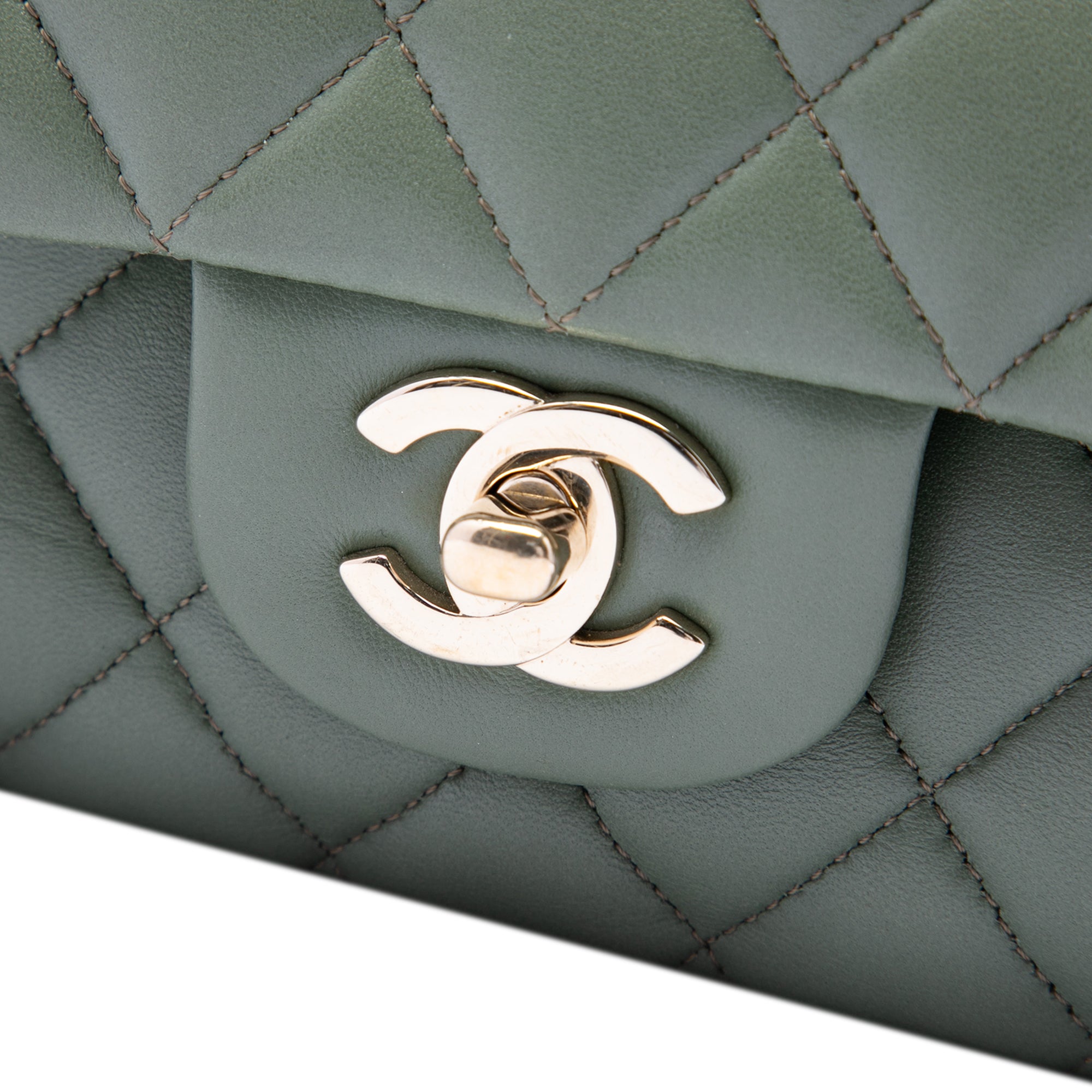 Chanel Medium Classic Lambskin Double Flap - image 5
