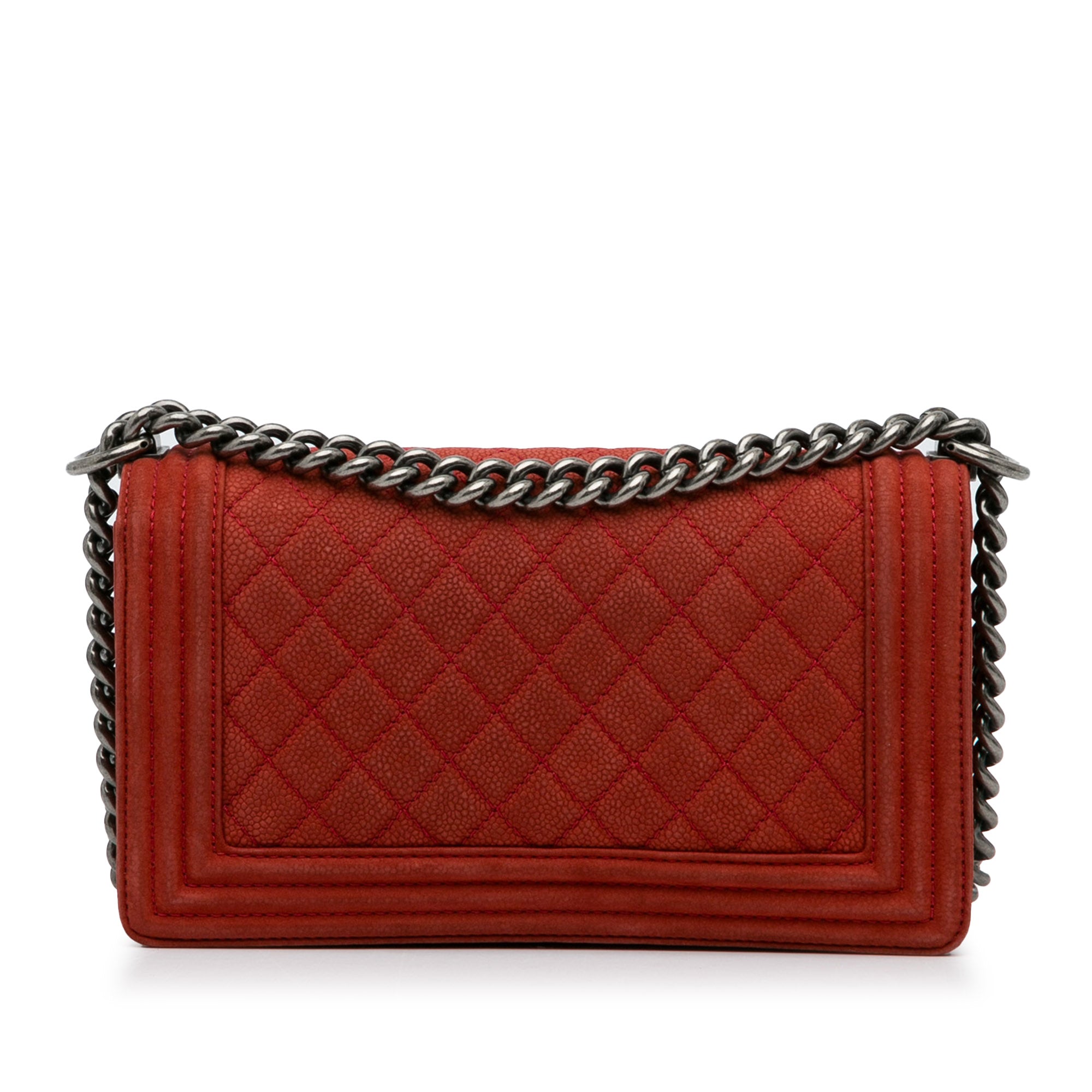 Chanel Old Medium Quilted Caviar Boy Flap - image 4