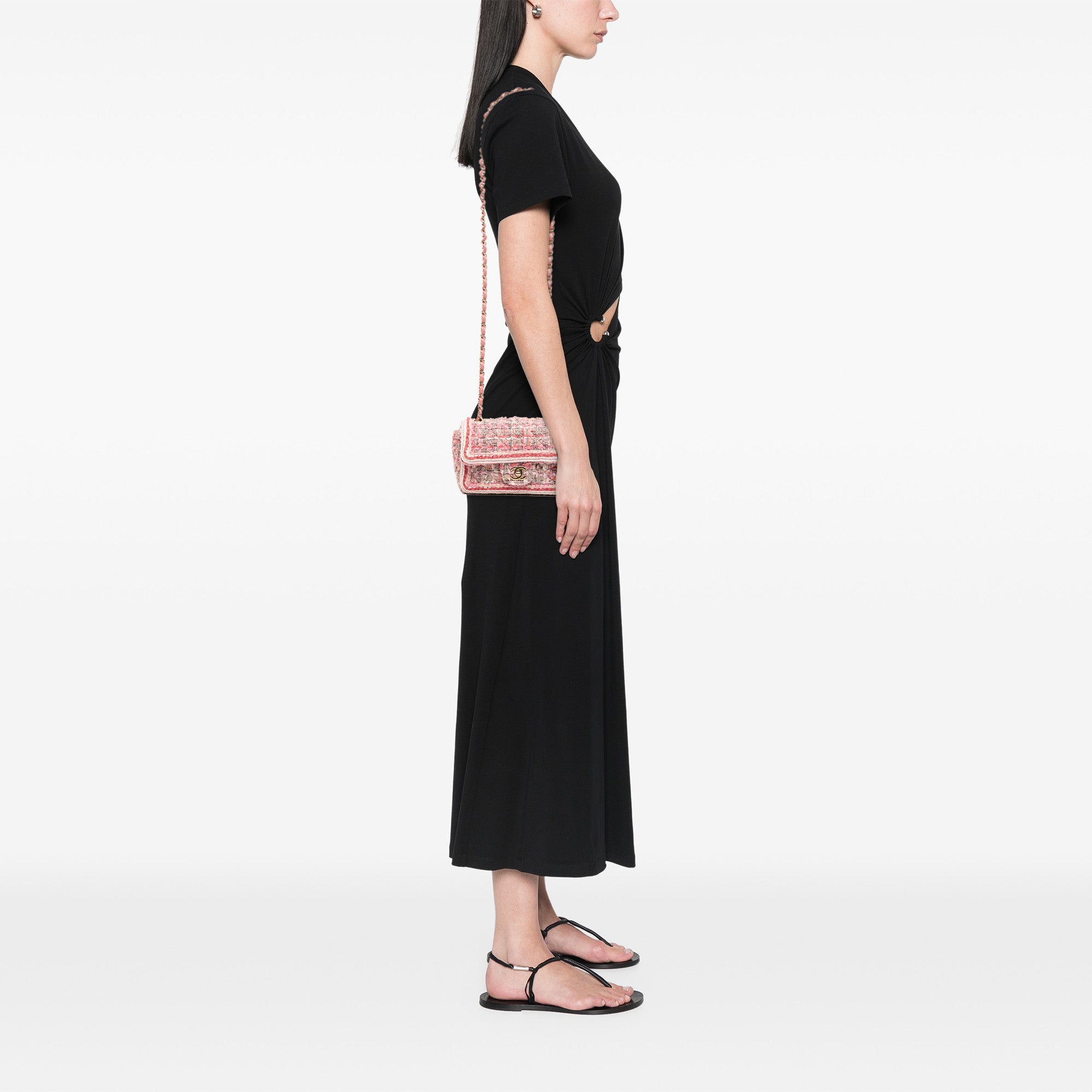 Chanel Mini Rectangular Classic Tweed Braided Single Flap - image 10