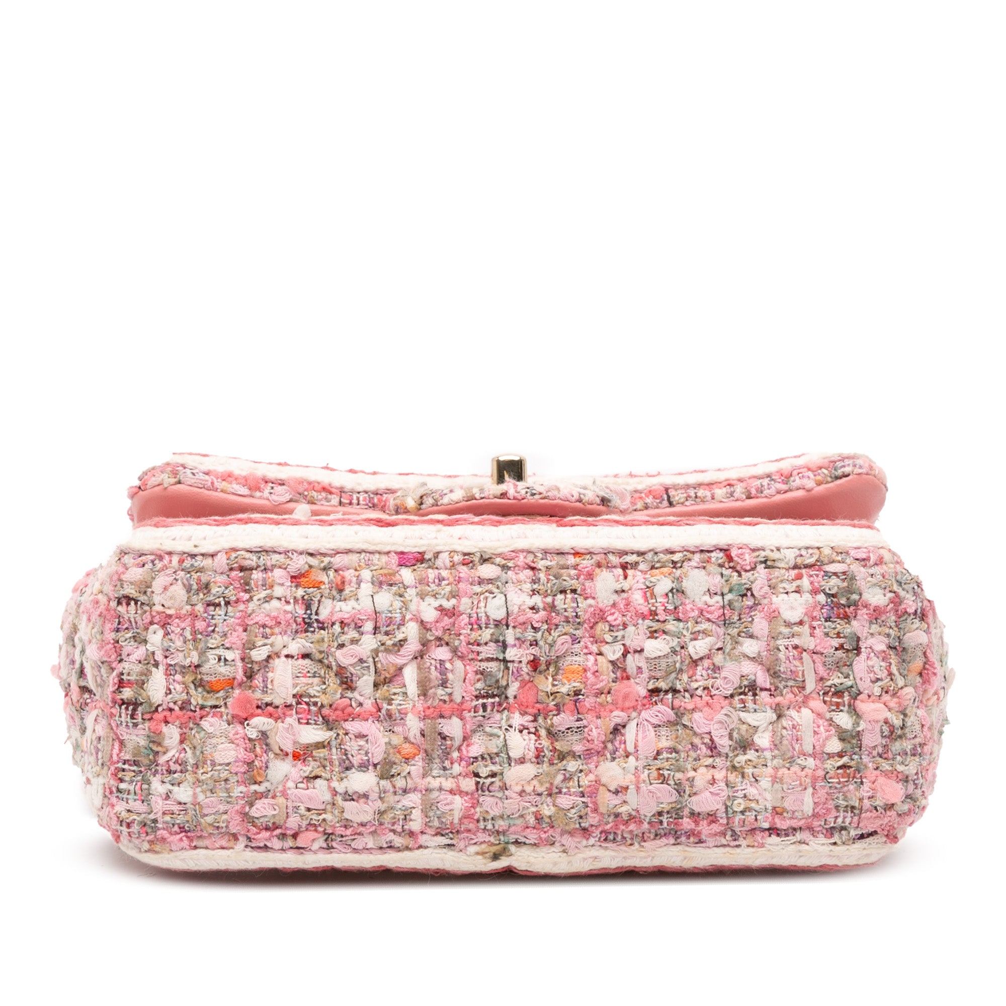 Chanel Mini Rectangular Classic Tweed Braided Single Flap - image 3