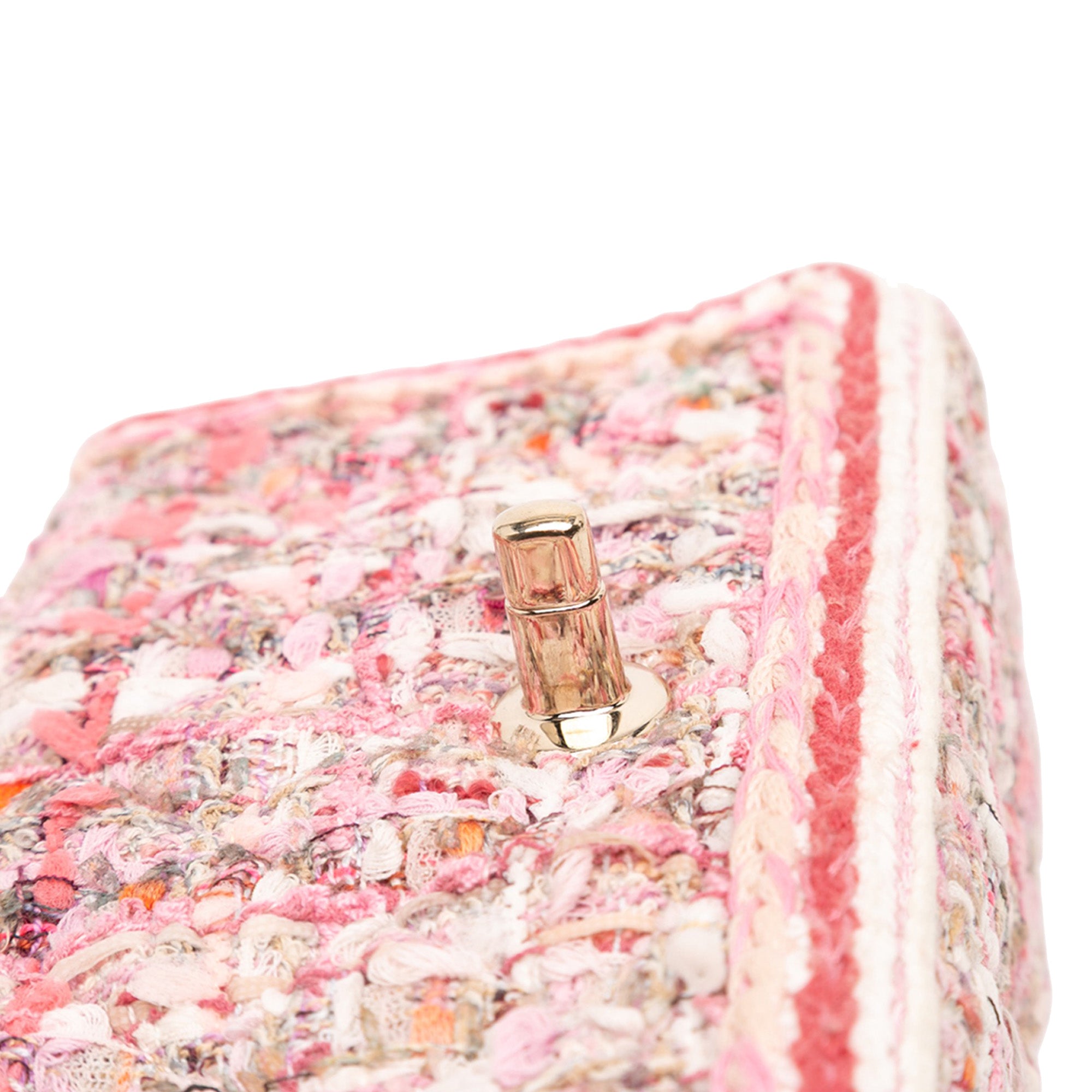 Chanel Mini Rectangular Classic Tweed Braided Single Flap - image 8