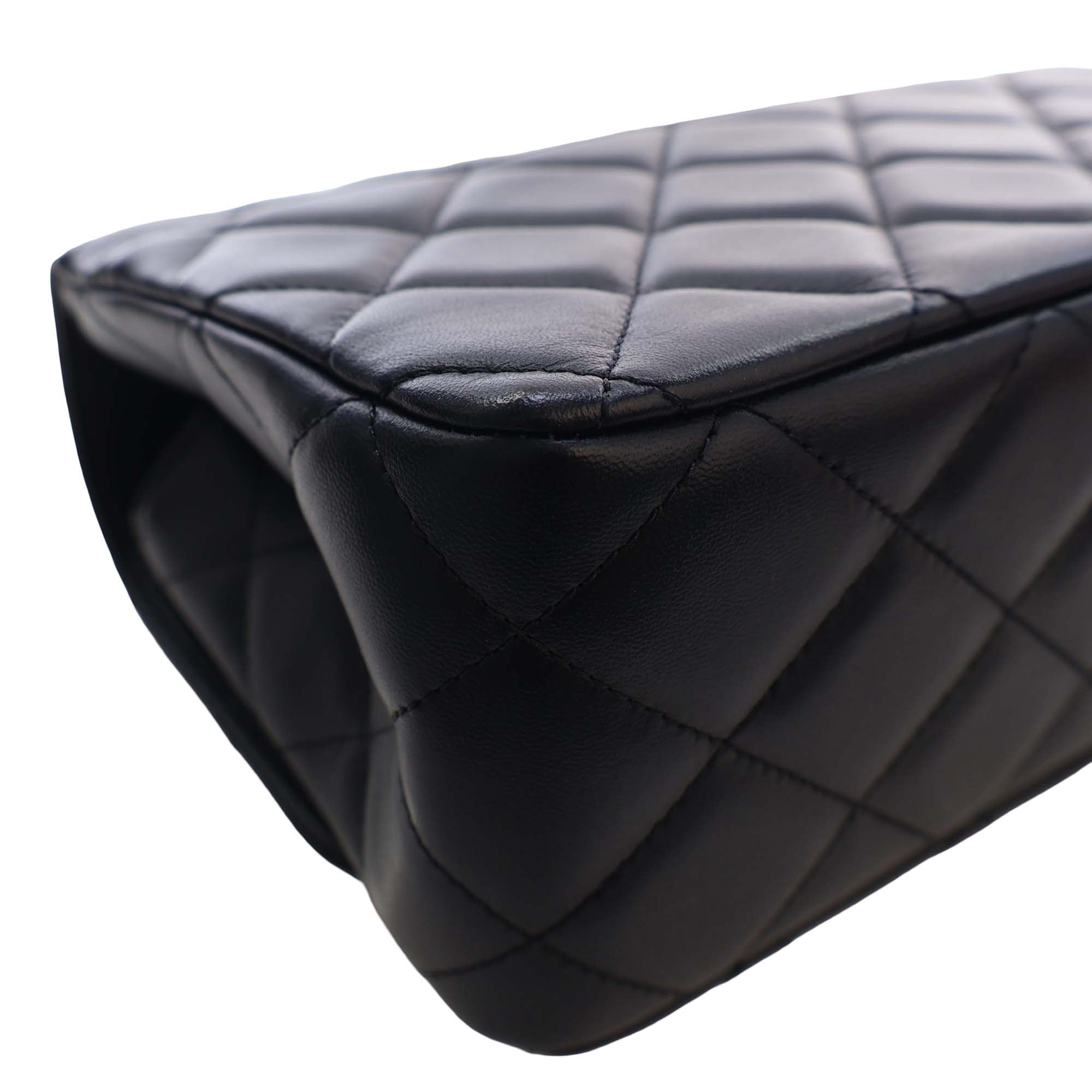 Chanel CC Quilted Lambskin Metal Twist Top Handle Flap - image 11