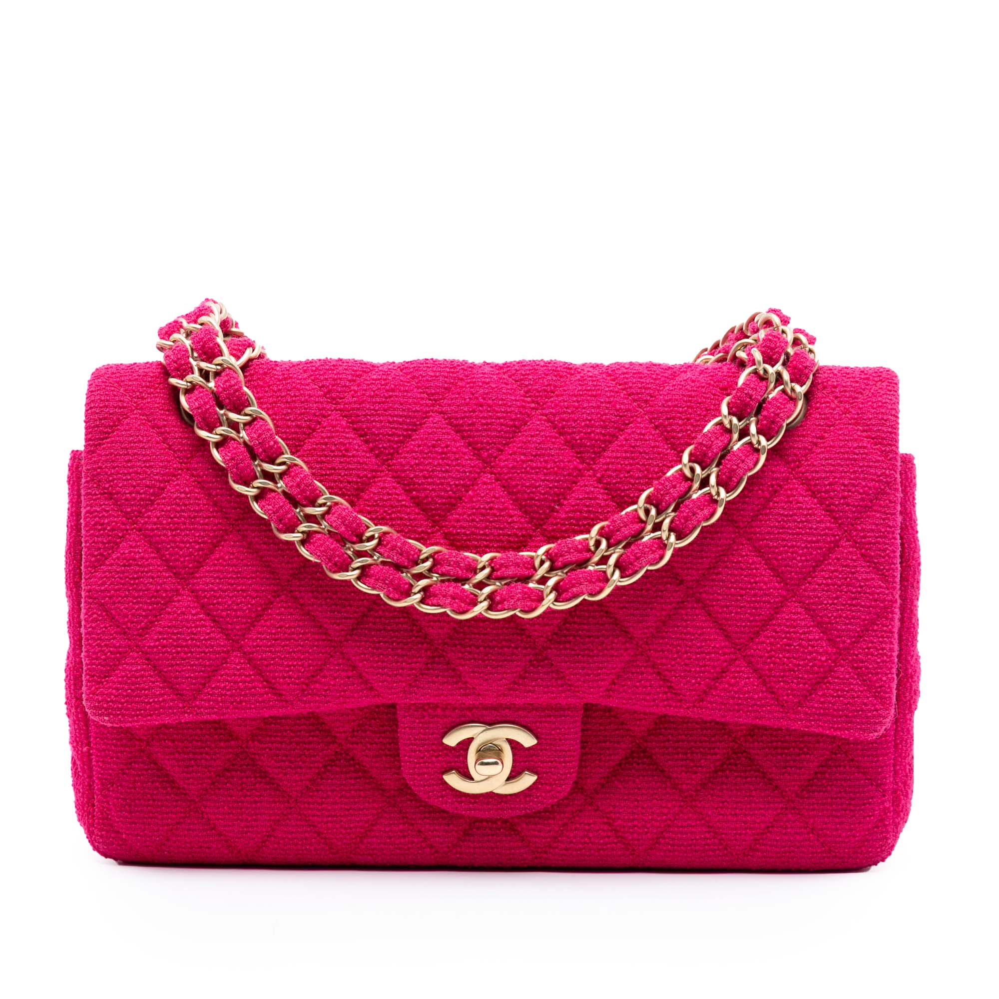 Chanel Medium Classic Jersey Double Flap - image 1