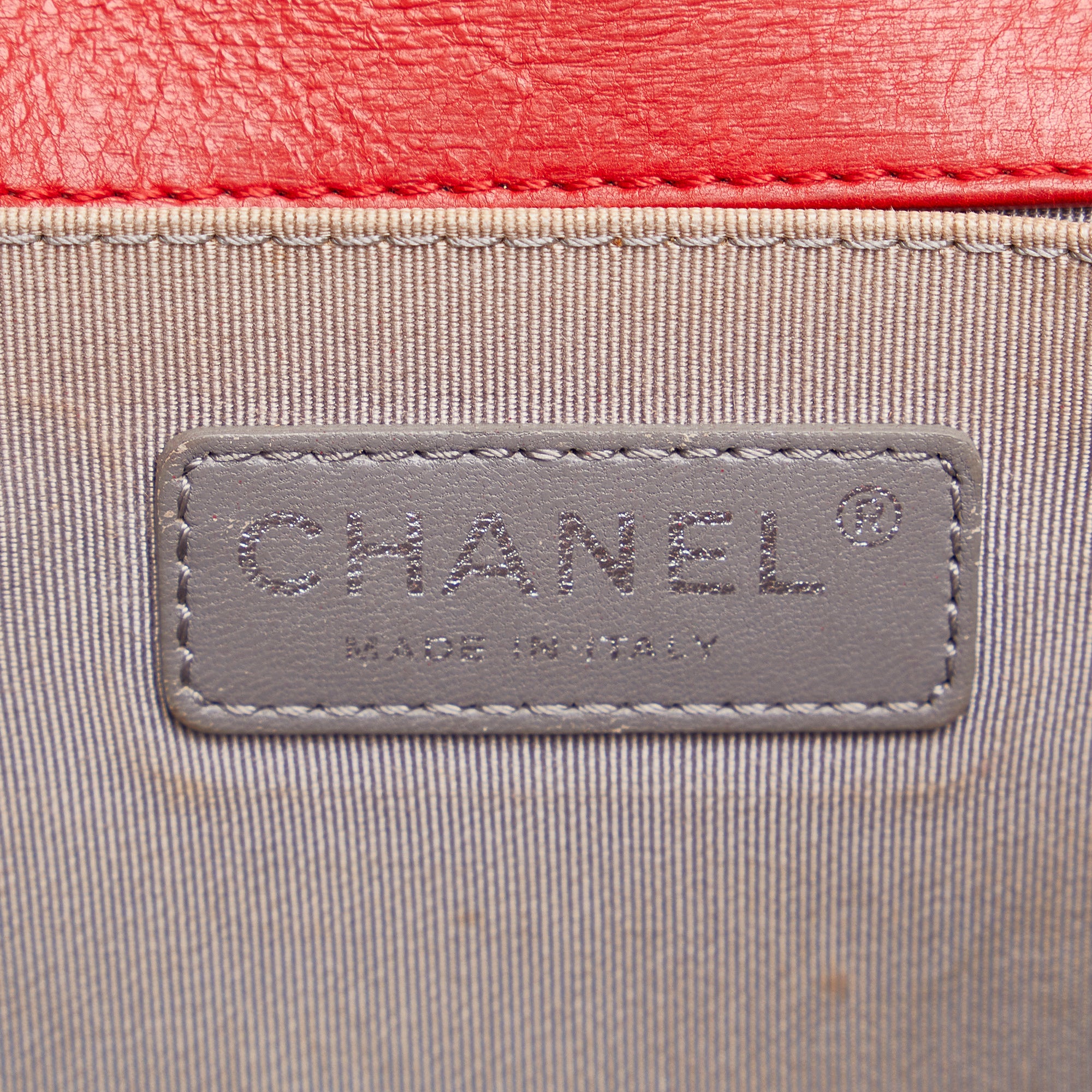 Chanel Old Medium Calfskin Double Stitch Boy Flap - image 1
