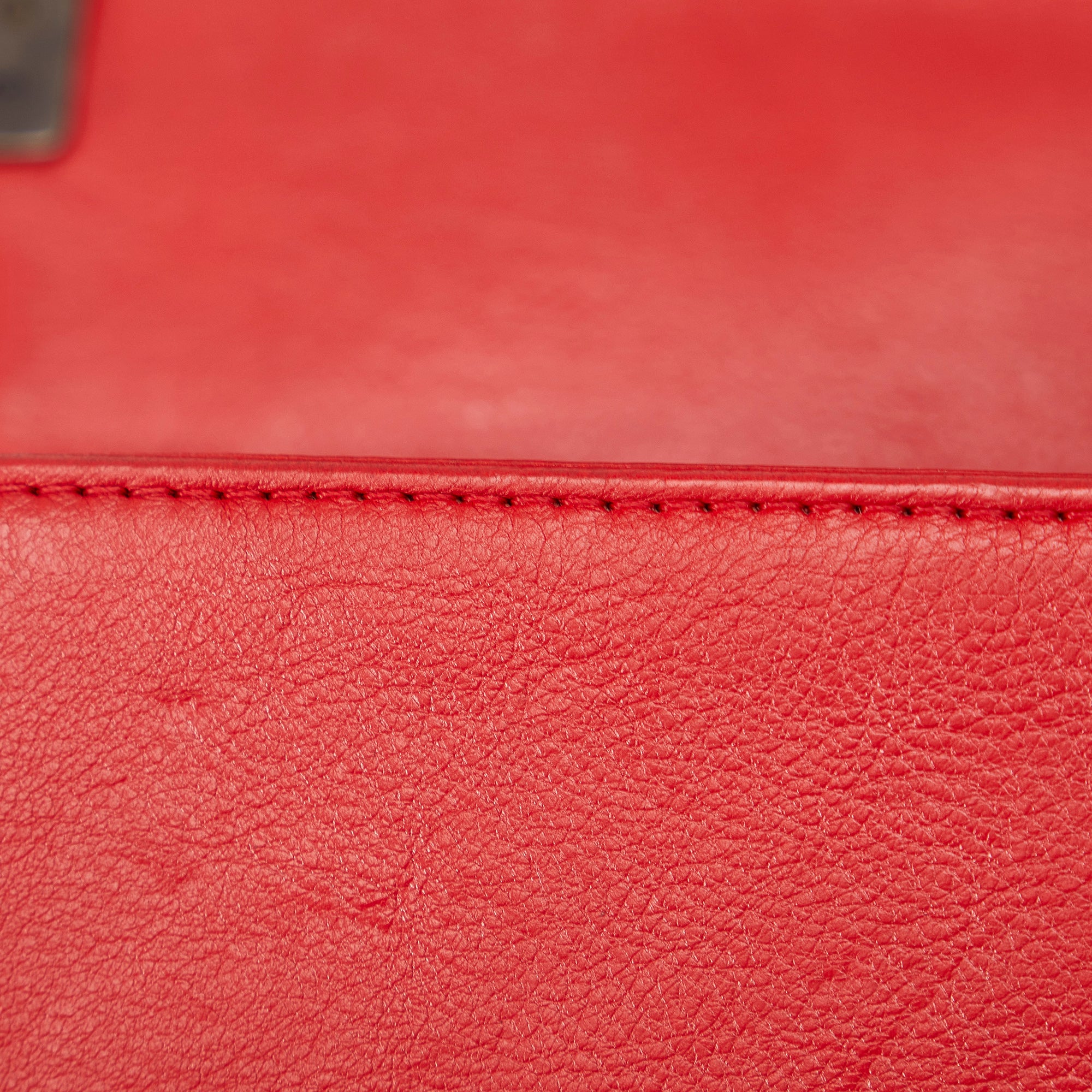 Chanel Old Medium Calfskin Double Stitch Boy Flap - image 9