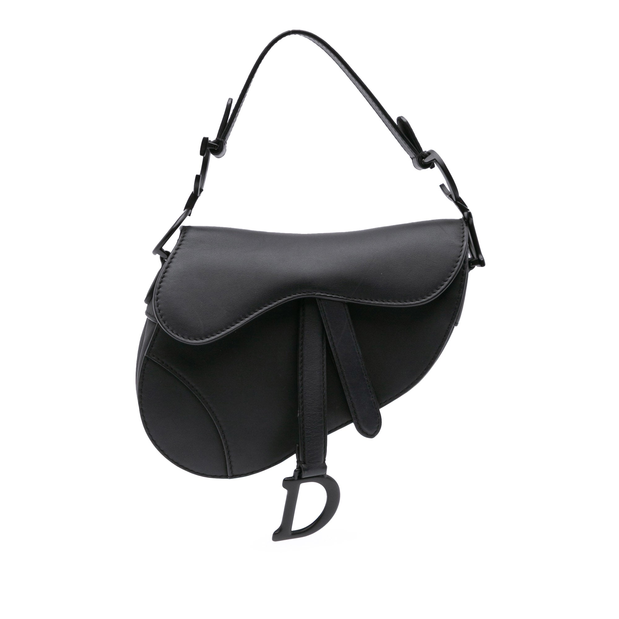 Dior Mini Ultra Matte Calfskin Saddle Bag - image 1