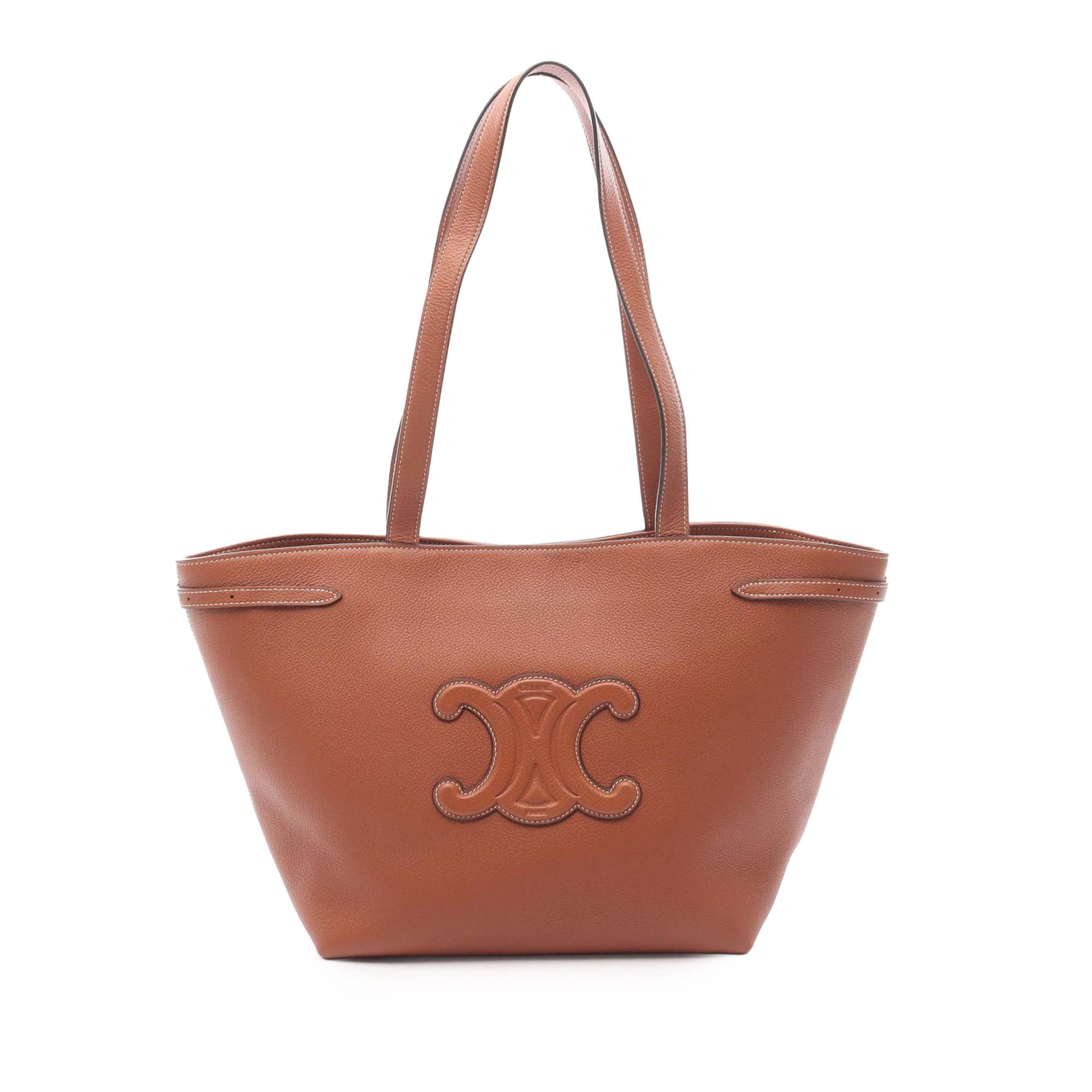 Celine Small Calfskin Cabas Cuir Triomphe Anais Tote - image 1