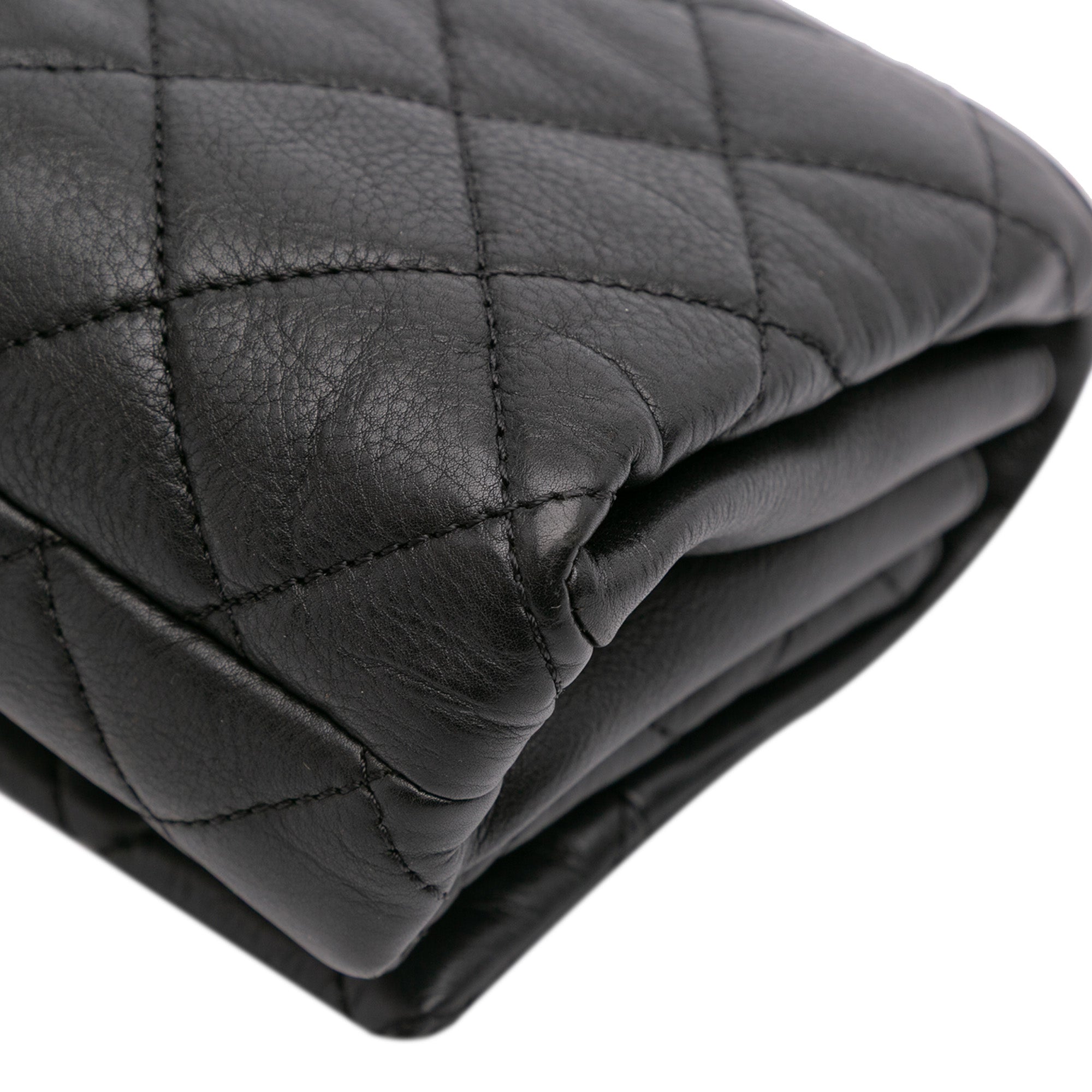 Chanel Mini Quilted Calfskin Pearl CC Accordion Flap - image 7
