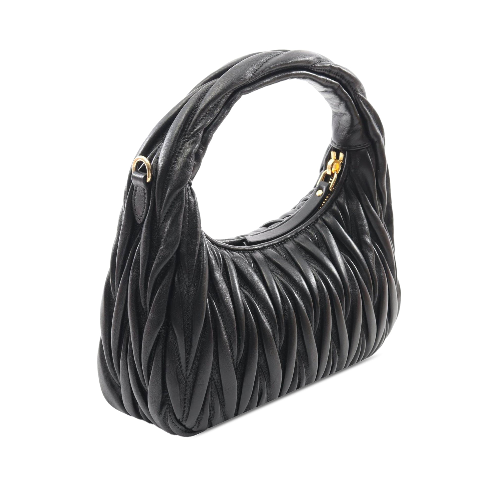 Miu Miu Leather Matelasse Wonder Satchel - image 2