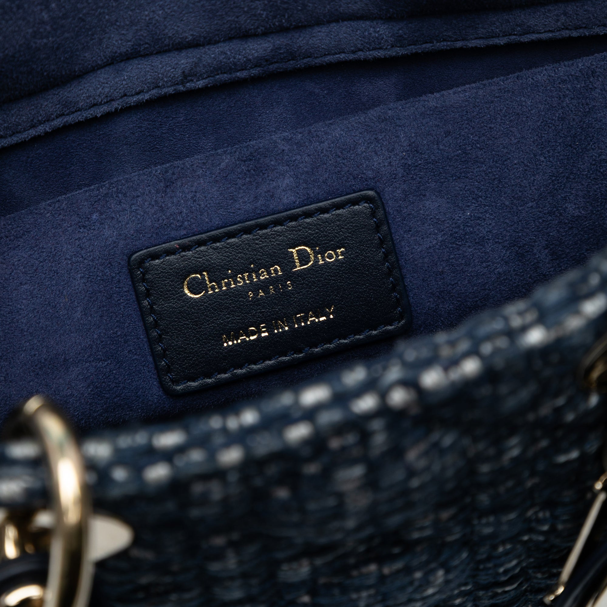 Dior Medium Tweed Cannage Lady D Joy - image 5