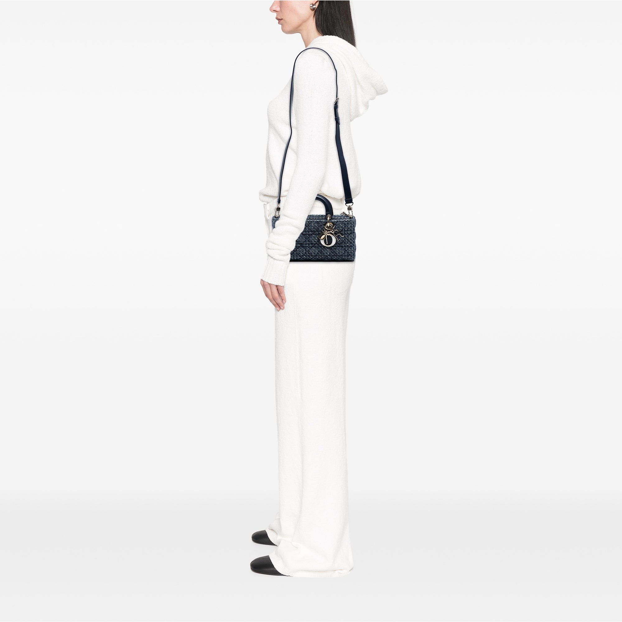 Dior Medium Tweed Cannage Lady D Joy - image 7